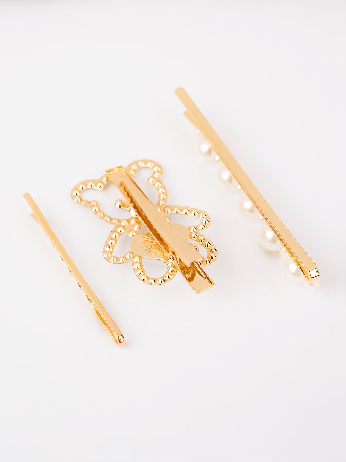 Embellished Teddy Bear Hair Clips