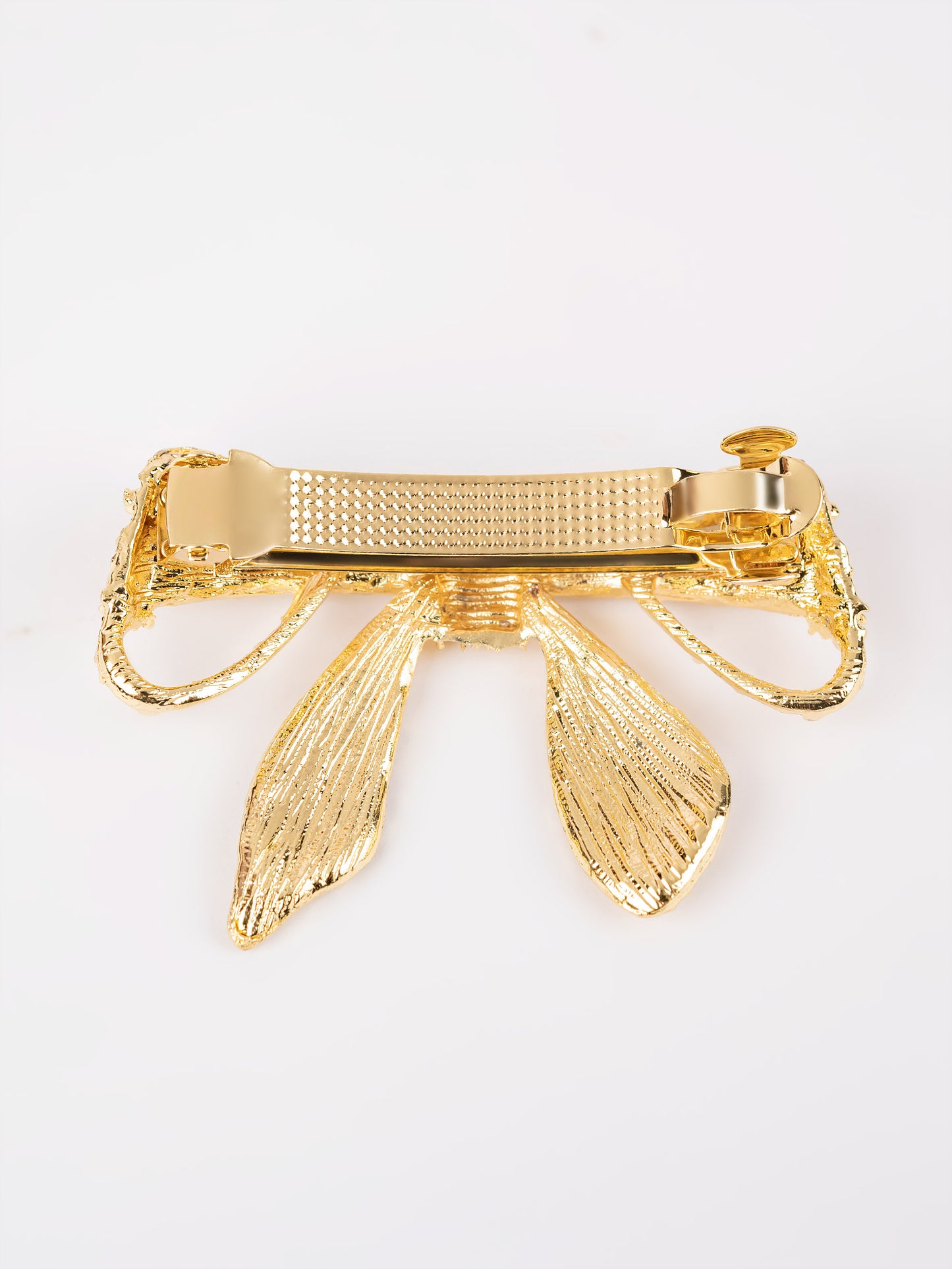 Textured Bow Hair Clip