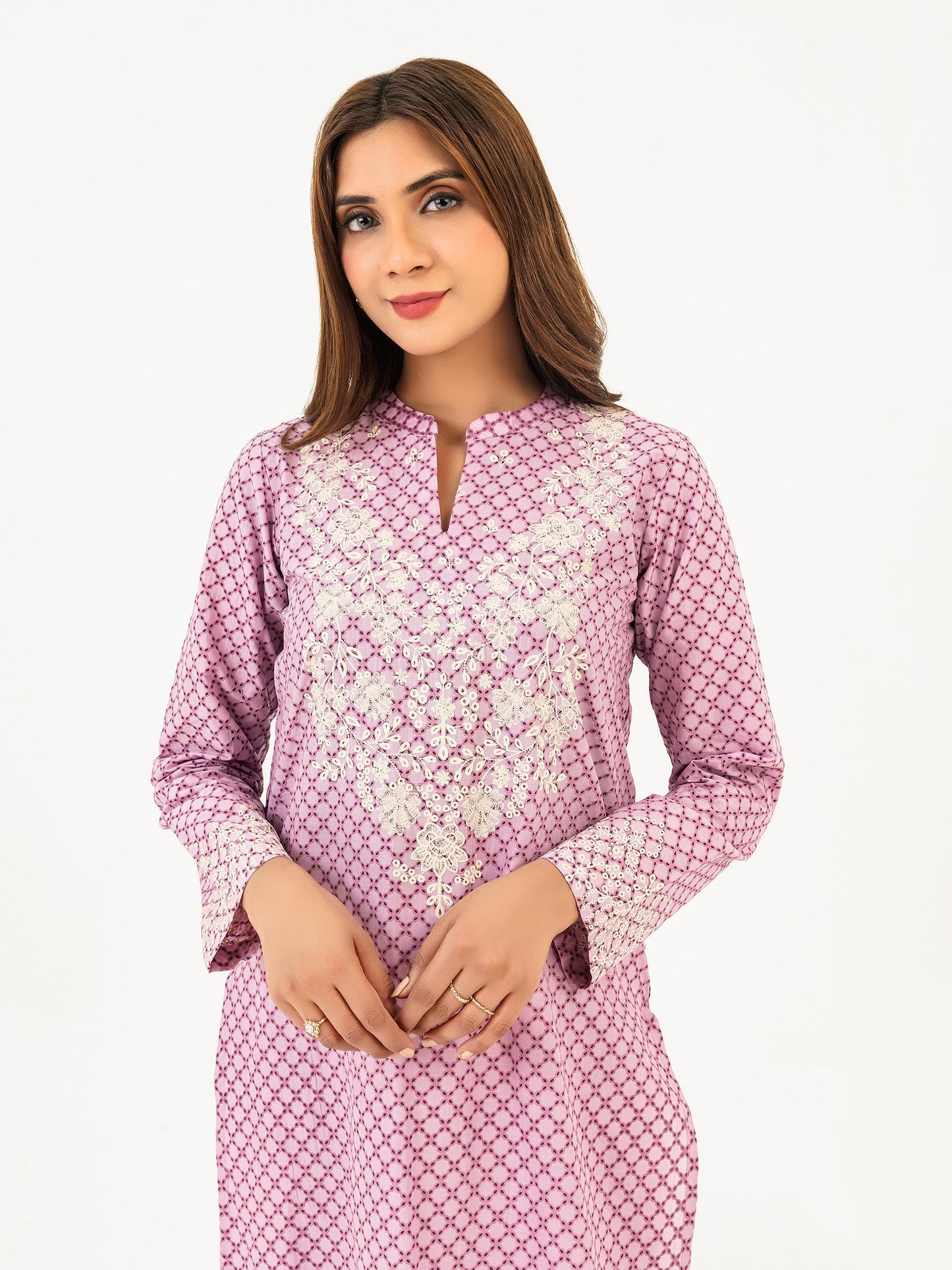Lawn Shirt-Embroidered (Pret)