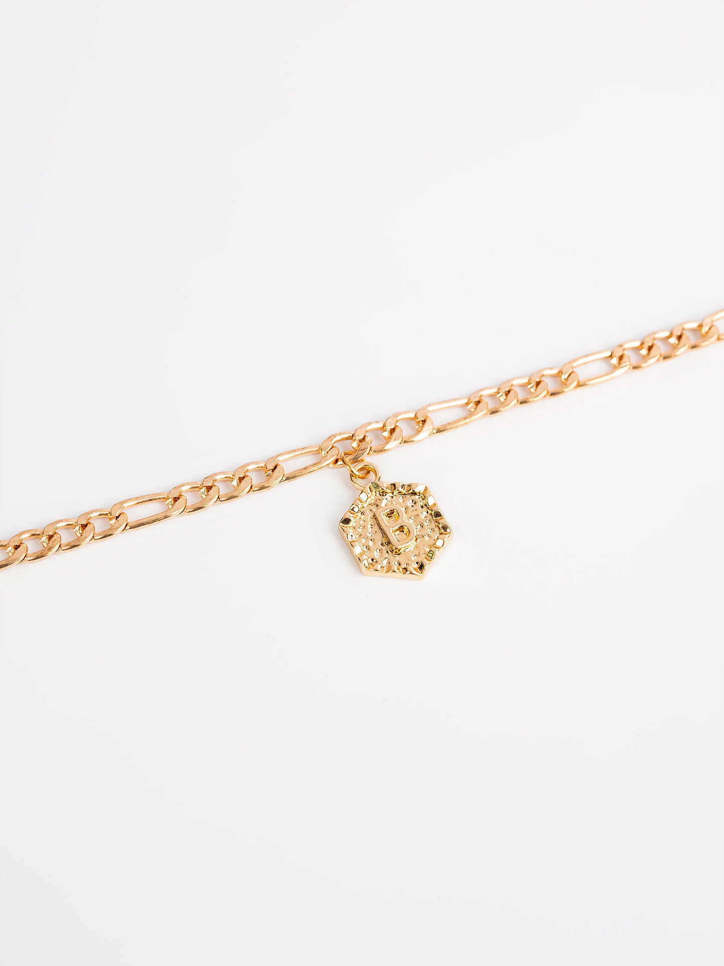 Initial Letter Pendant Bracelet