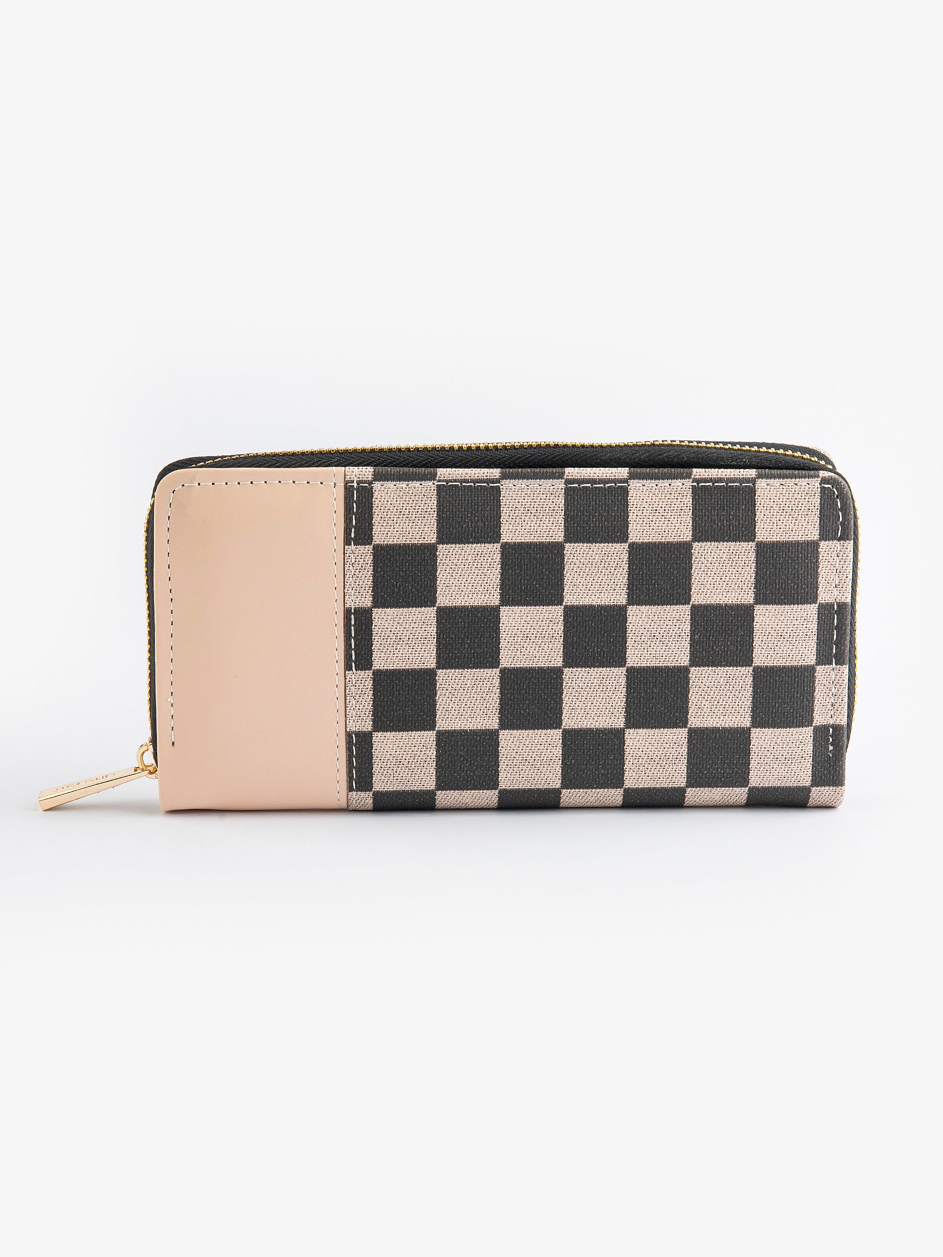 Checkered Print Wallet – Limelightpk