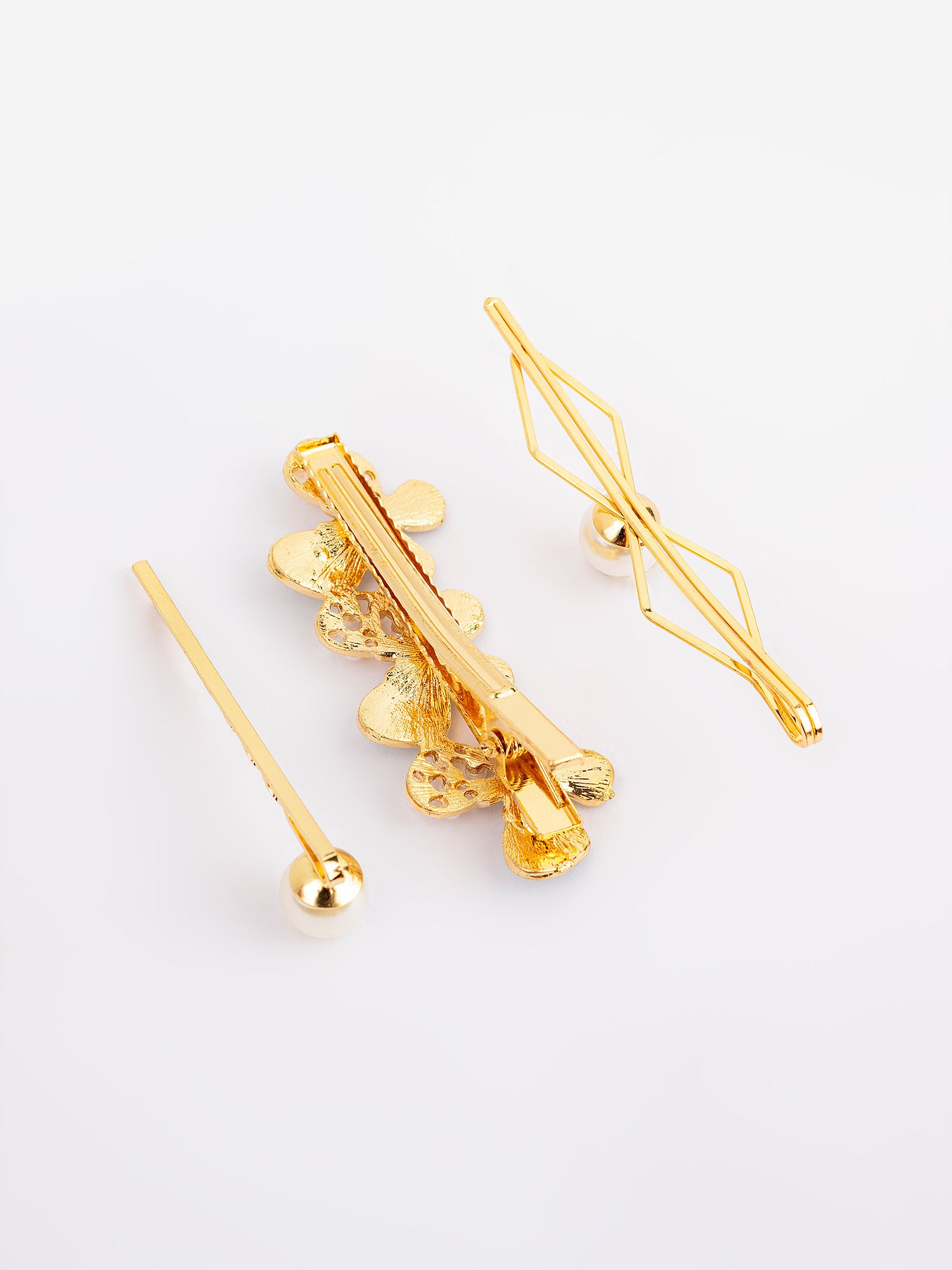 Embellished Butterfly Hair Clip Set