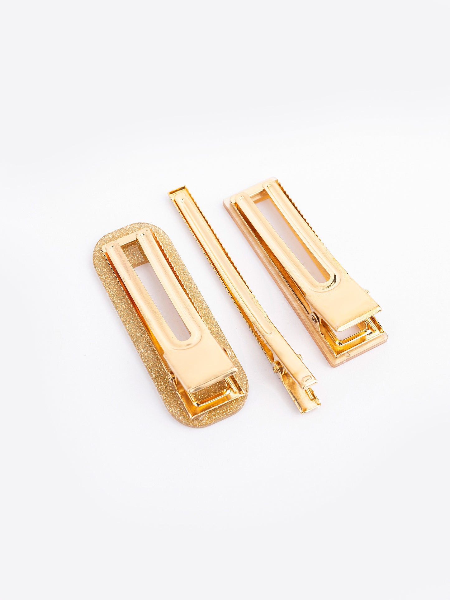 Geometric Hair Clip Set