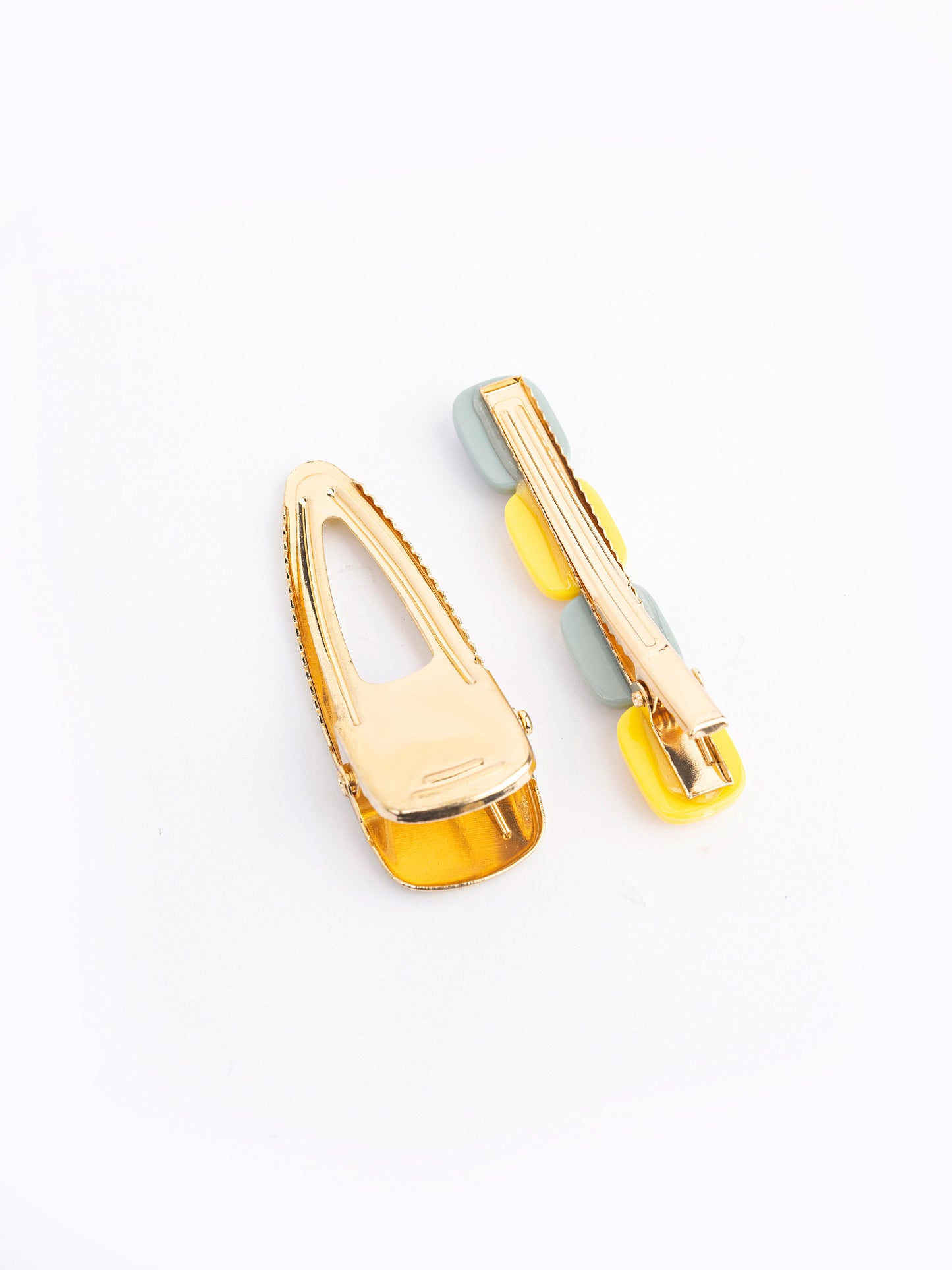 Geometric Hair Clip Set