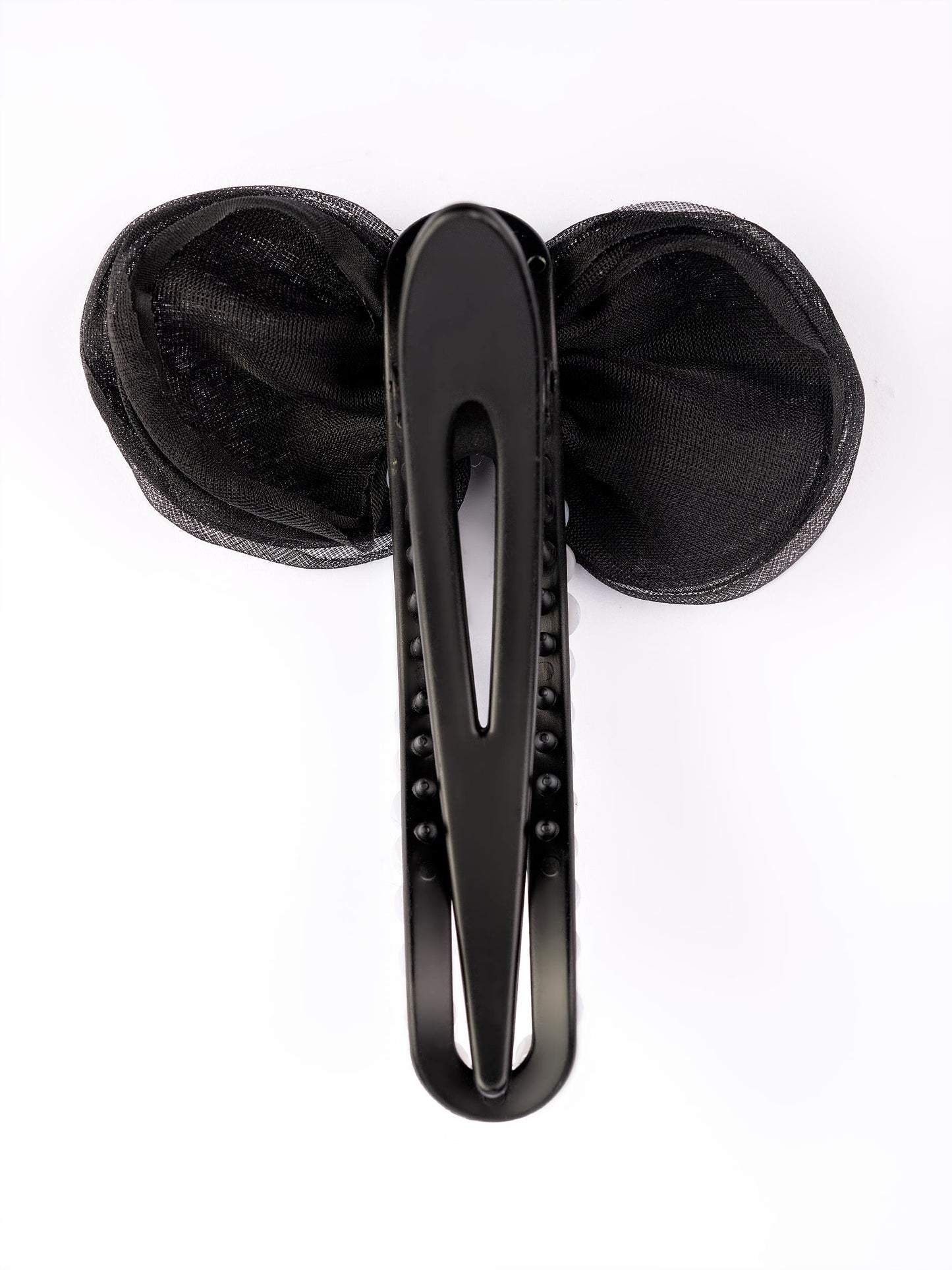 Pearl Embellished Bow Hair Clip