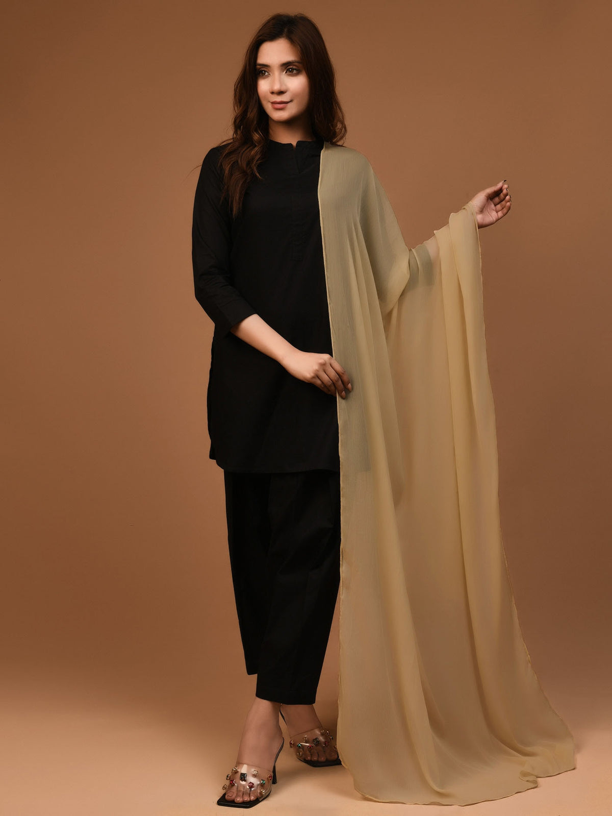 Dyed Chiffon Dupatta