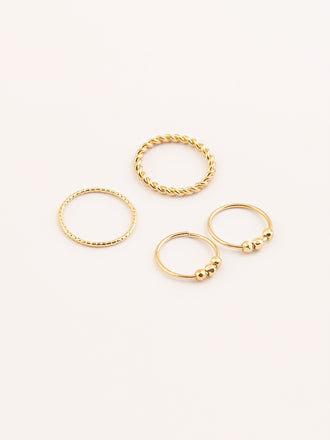metallic-rings-set