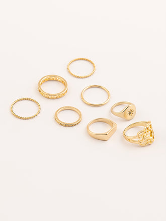 antqiue-gold-rings-set