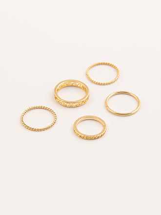 antqiue-gold-rings-set