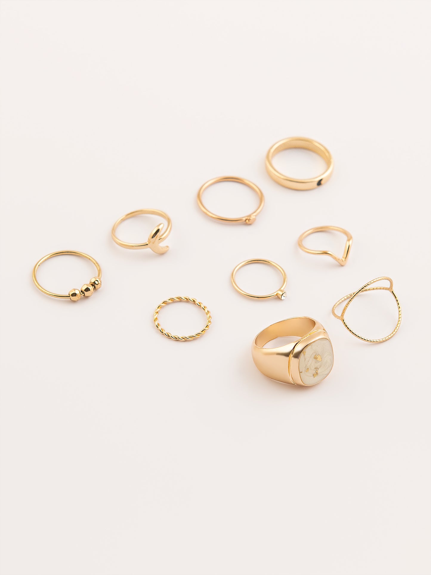 Contemporary Rings Set