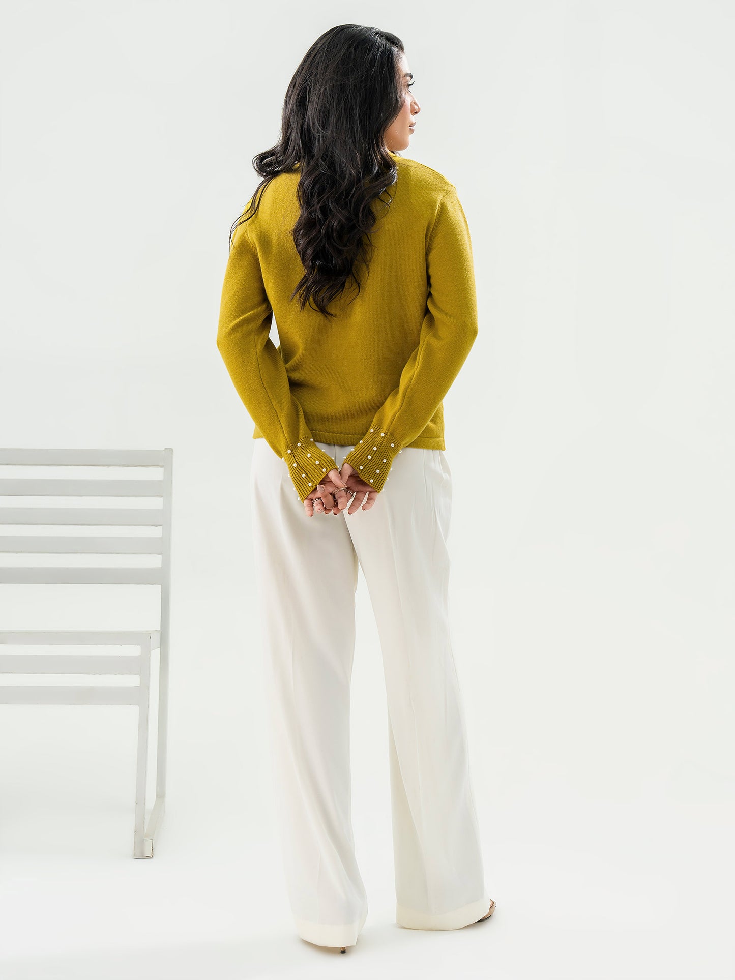 Embellished Woolen Sweater