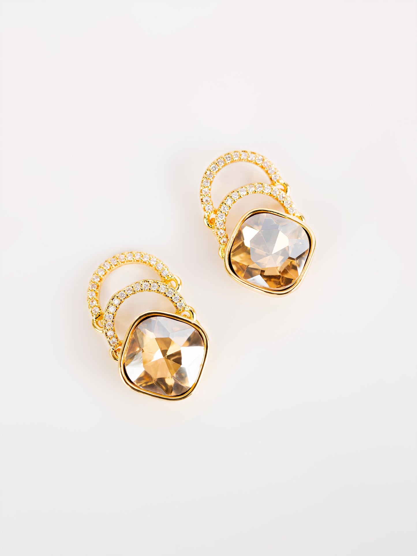 Multi-Layered Embellished Studs