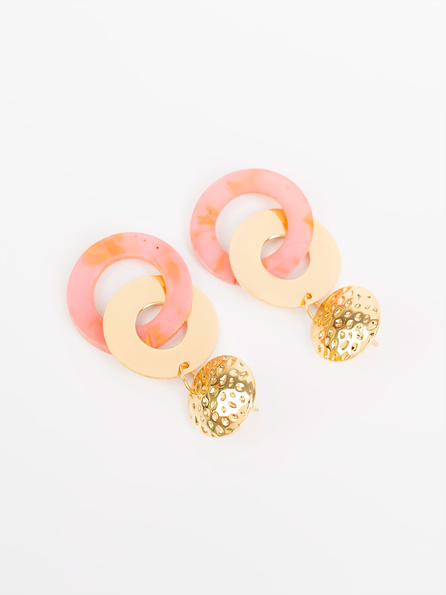 Drop Circle Earrings