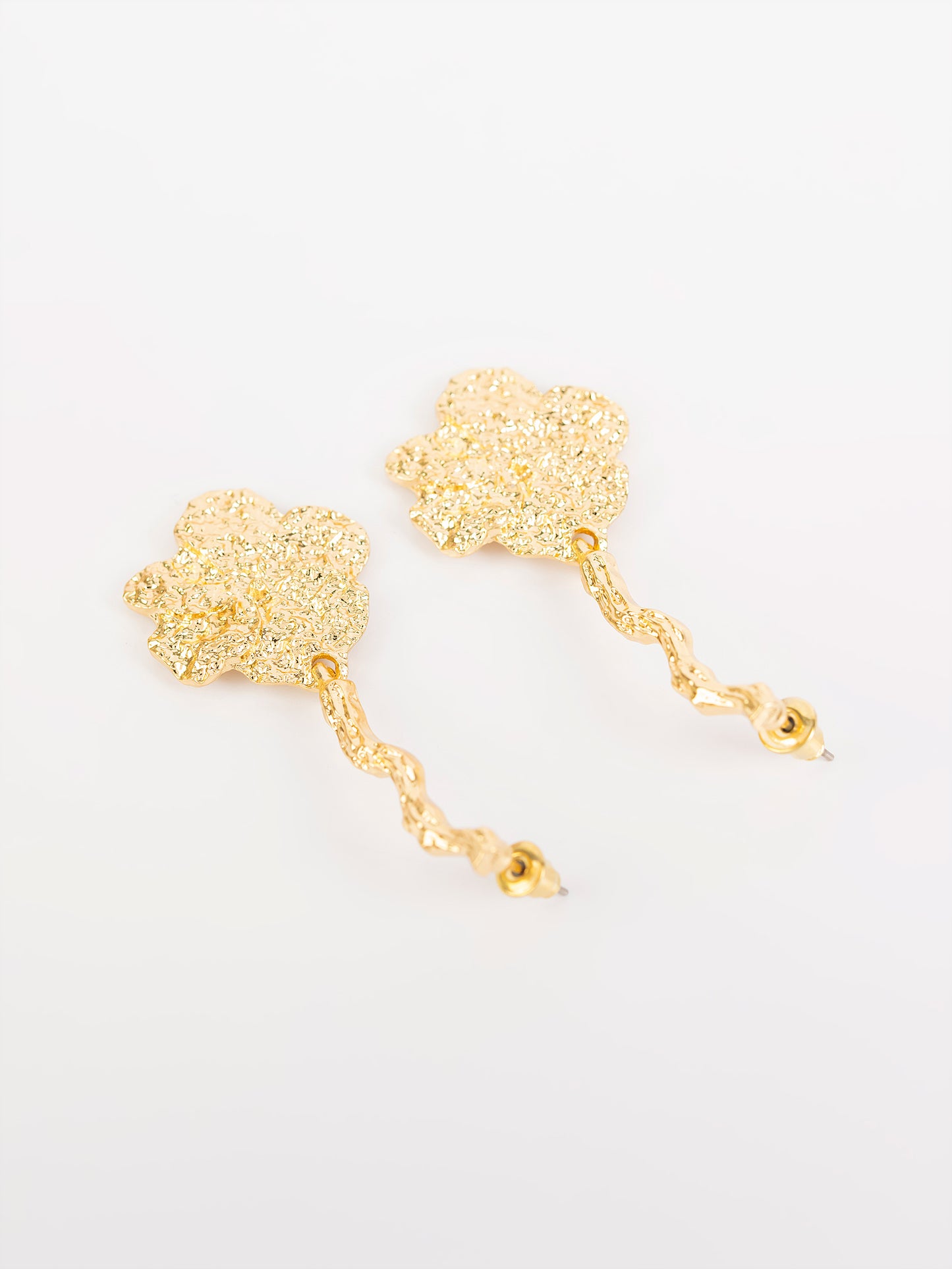 Hammered Dangling Earrings