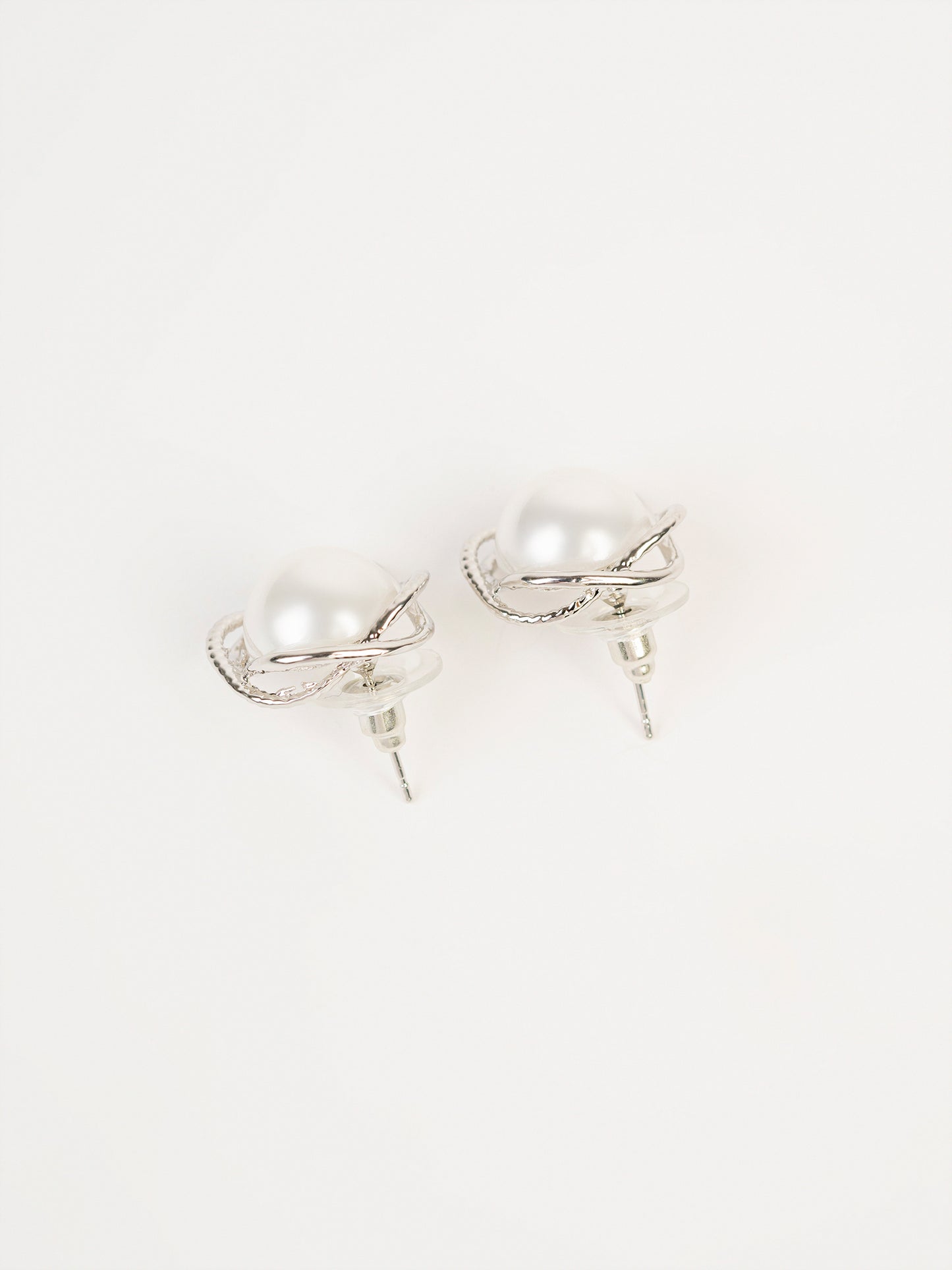 Floral Pearl Studs