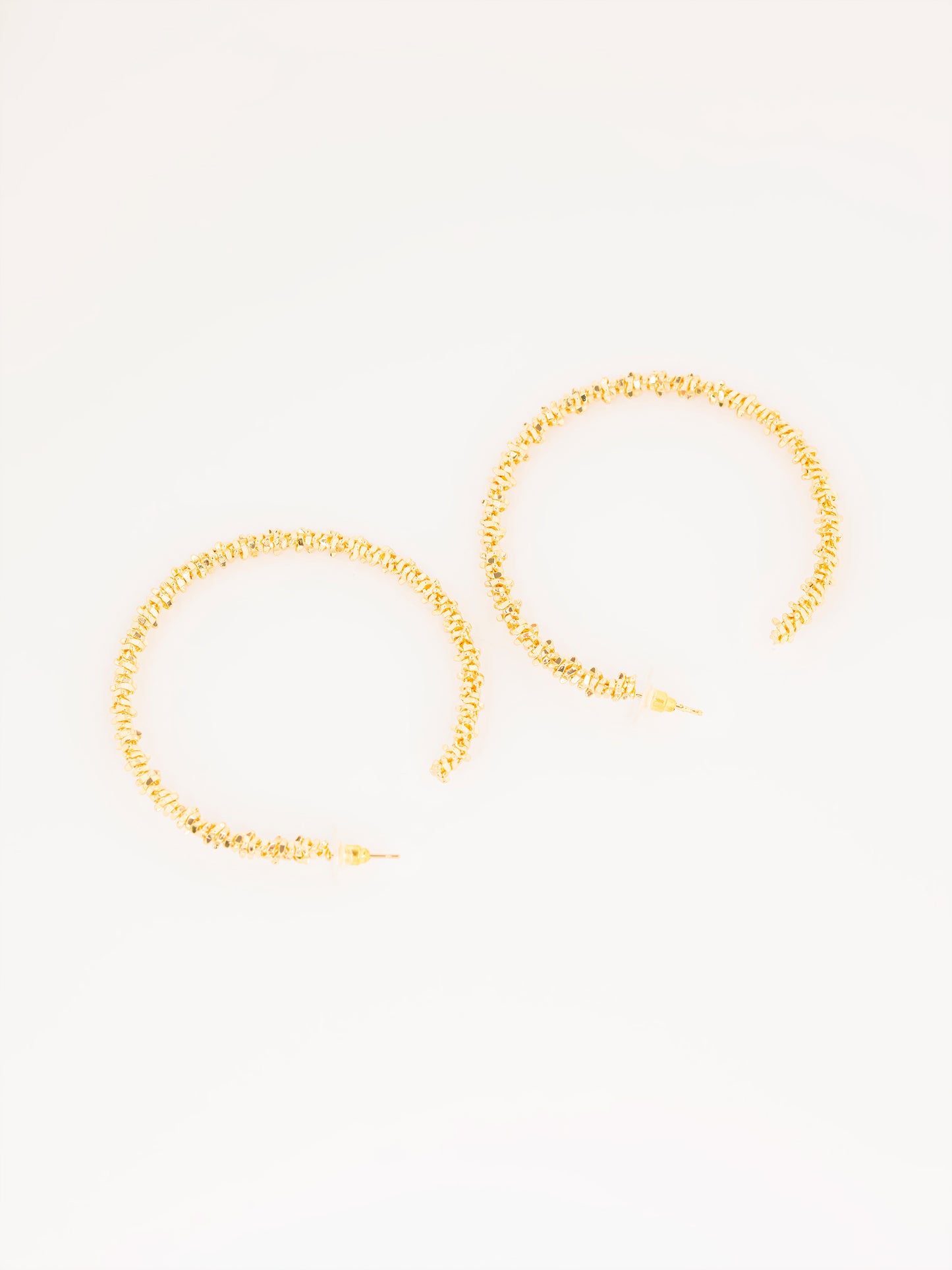Beaded Hoop Earrings