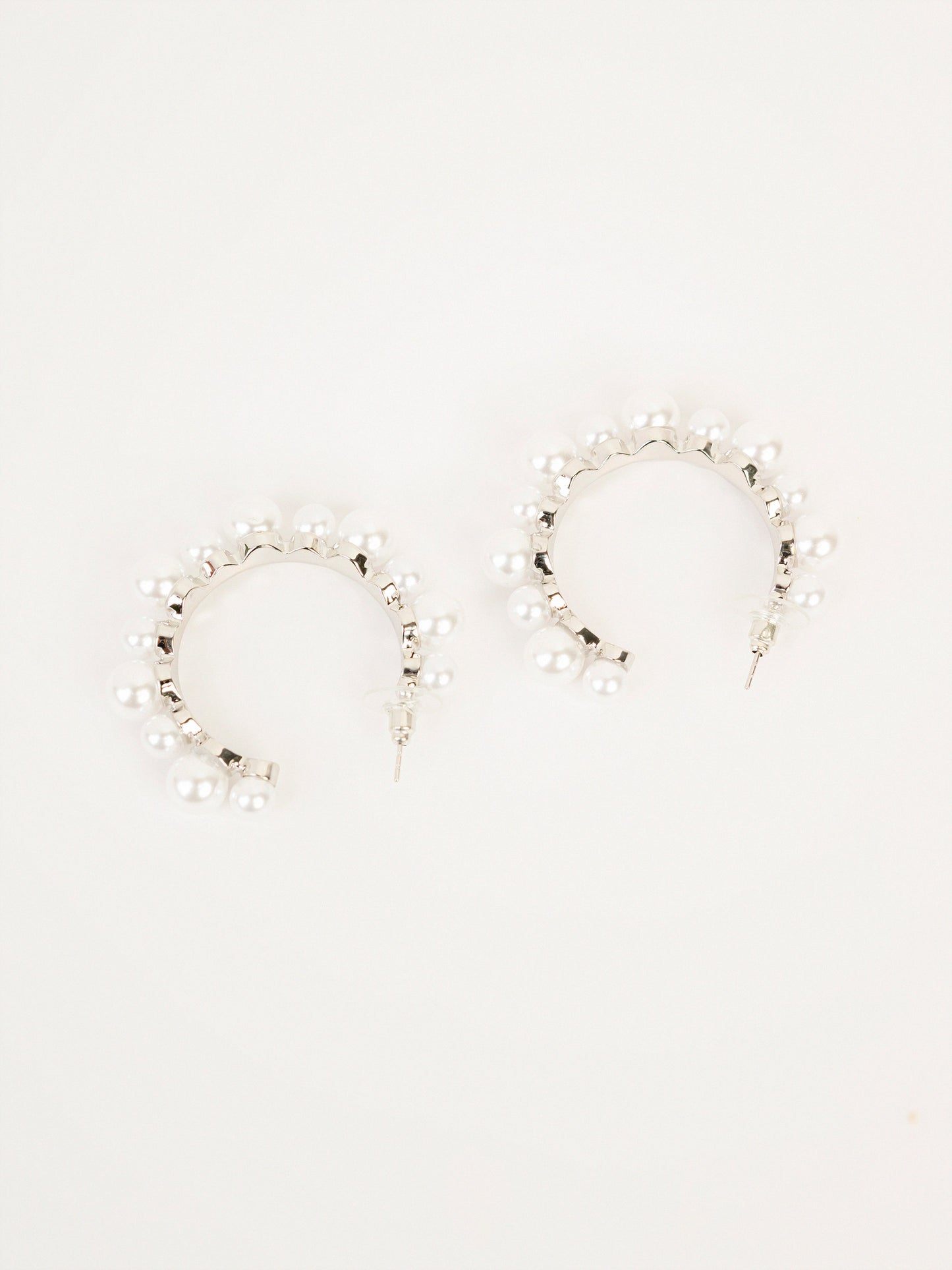Pearl Hoop Earrings