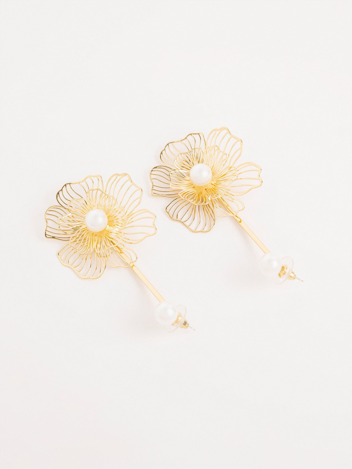 Dramatic Floral Earrings