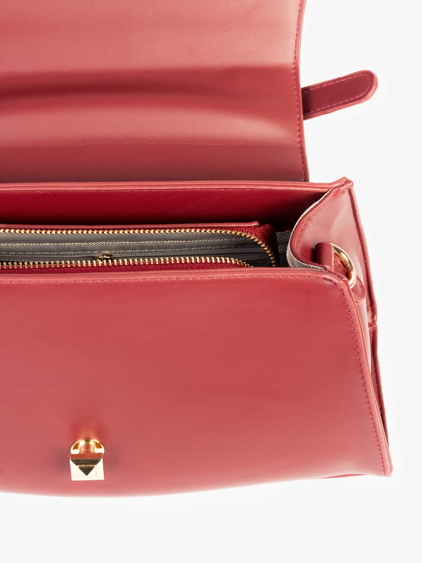 Two-tone Textured Handbag