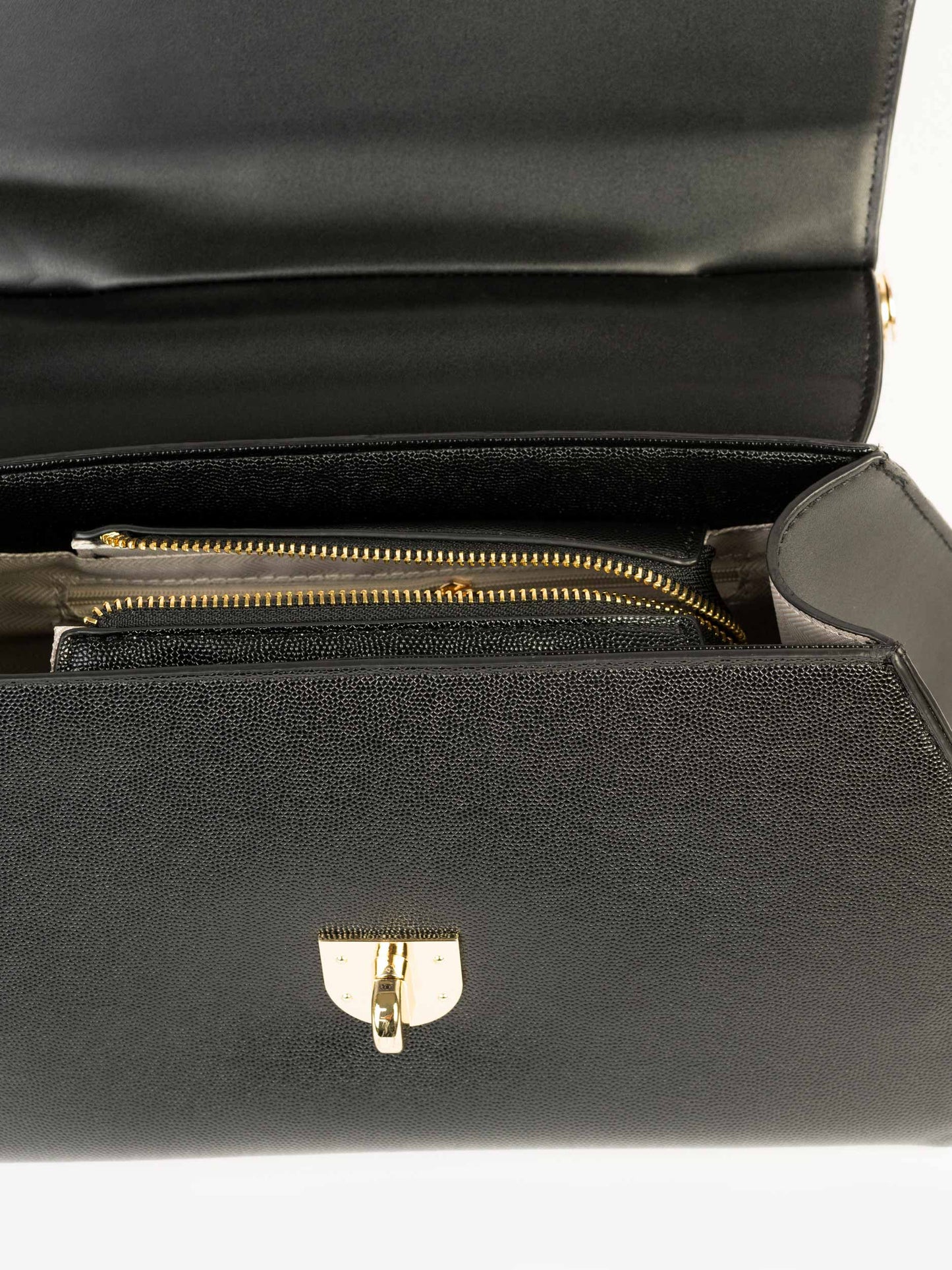 Two-tone Textured Handbag