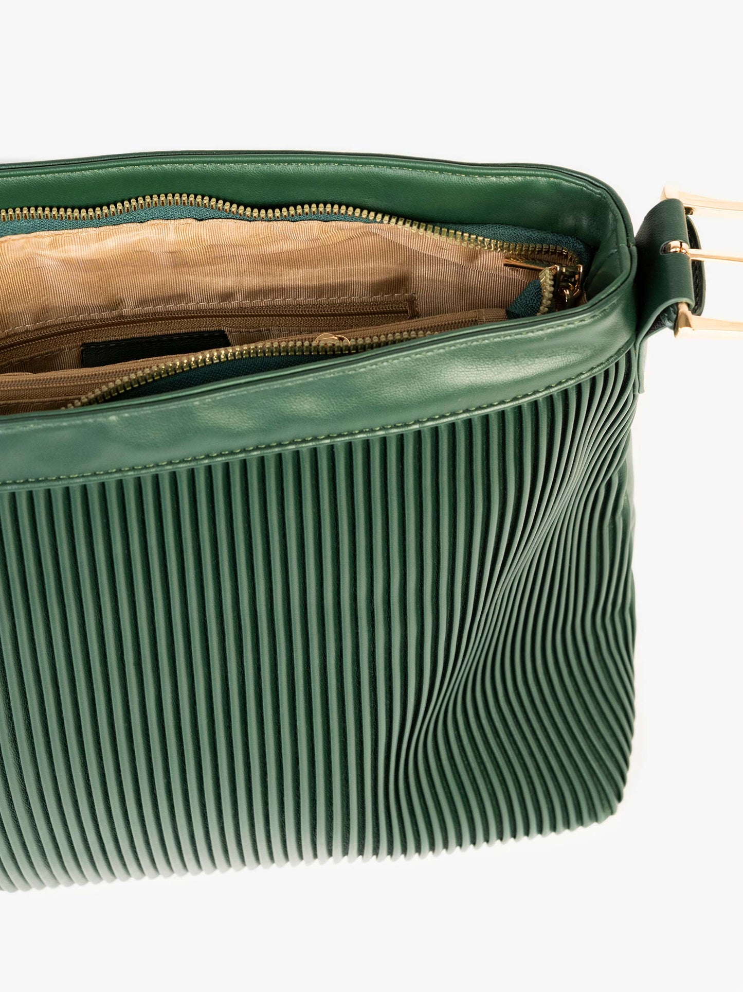 Textured Pleated Tote Bag