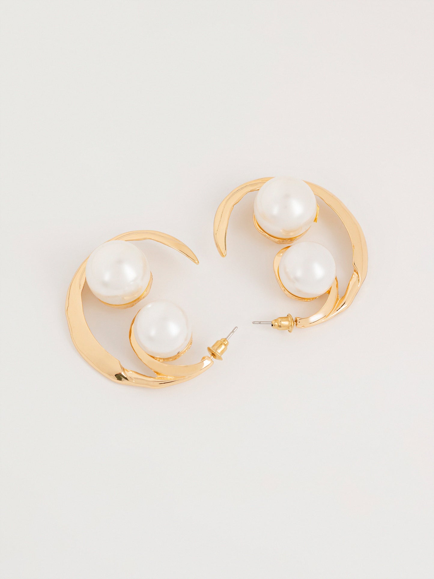 Pearl Hoop Earrings