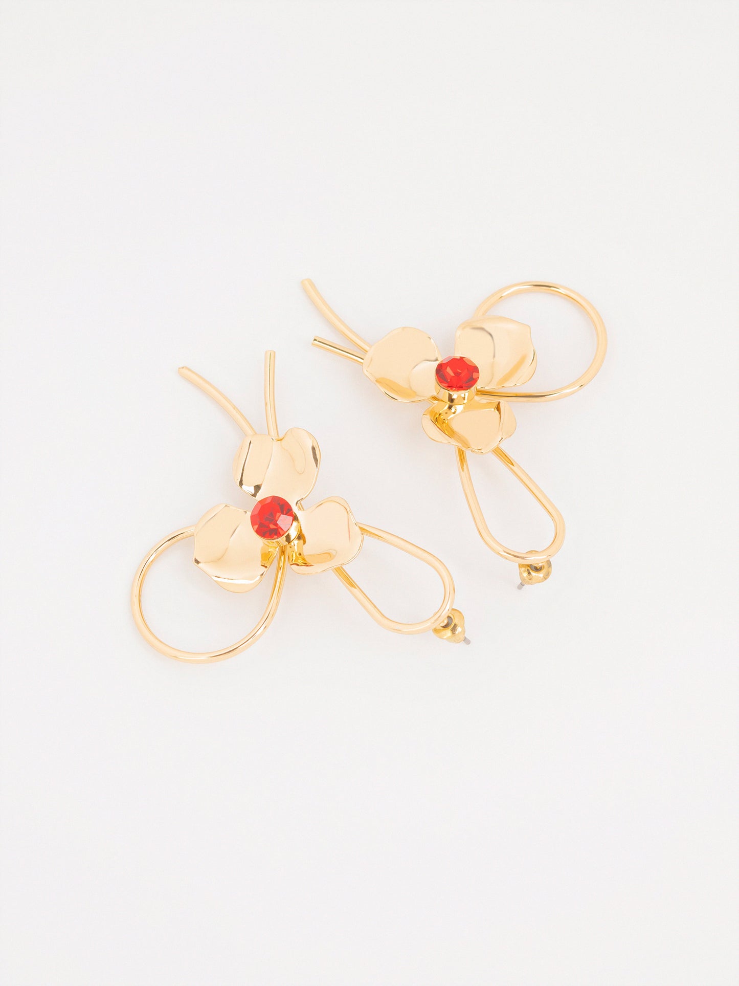 Floral Loop Earrings