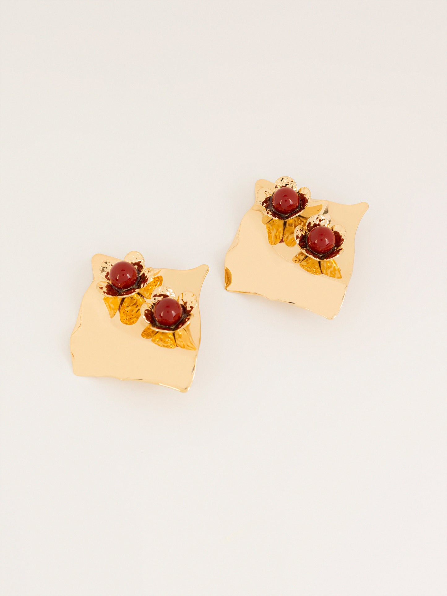 Floral Irregular Earrings