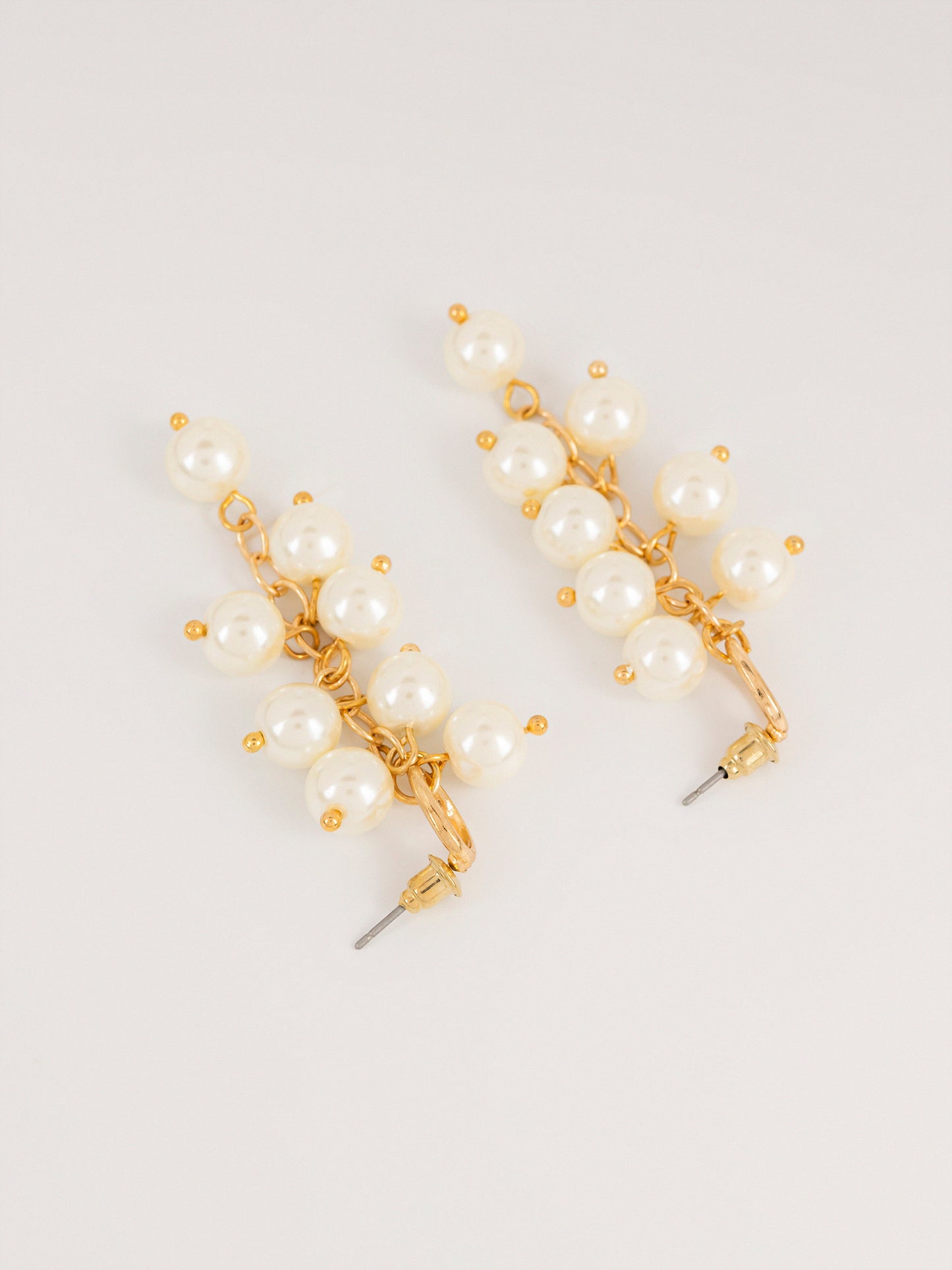 Cluster Pearl Earrings