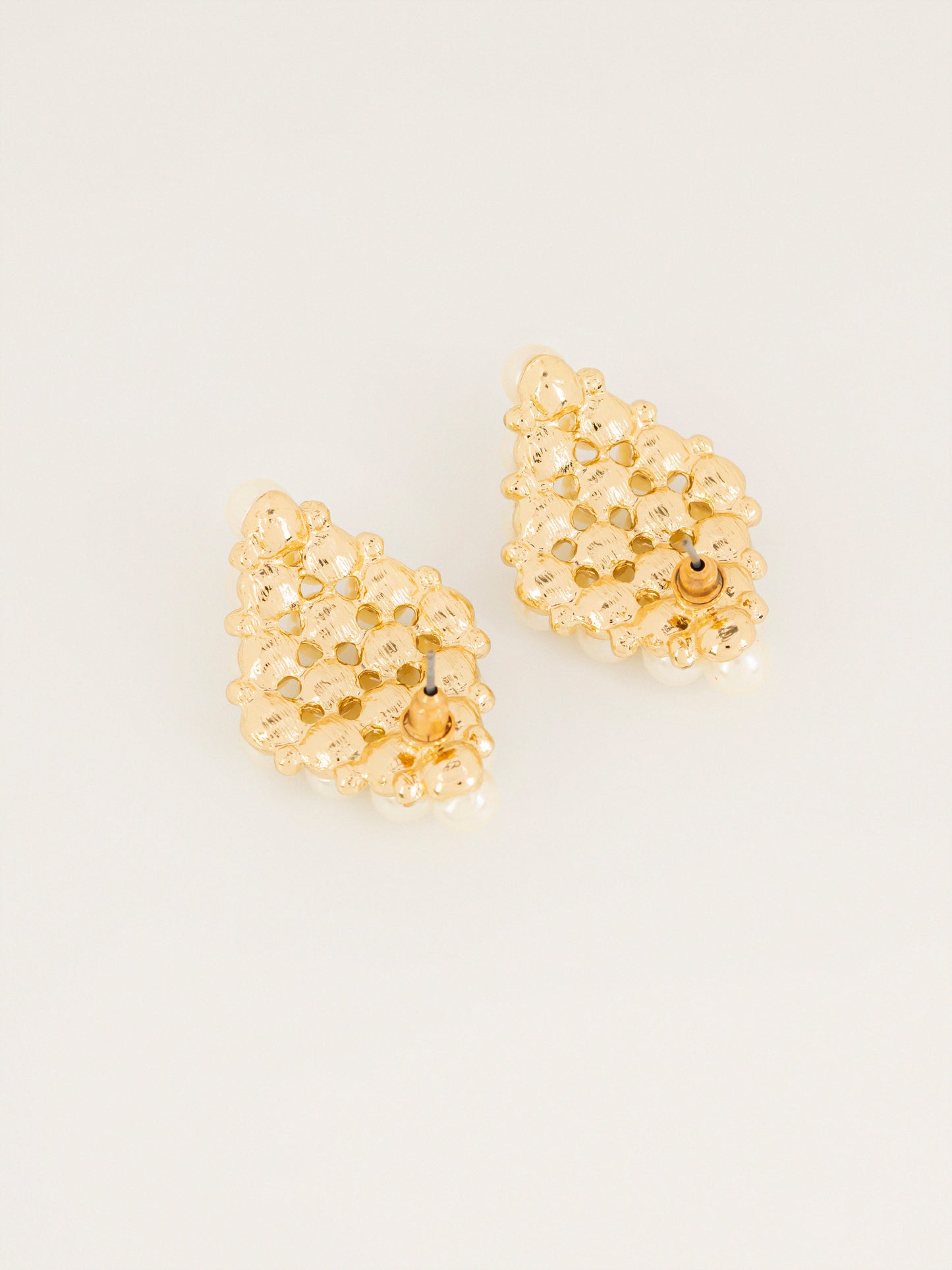 Cluster Pearl Earrings
