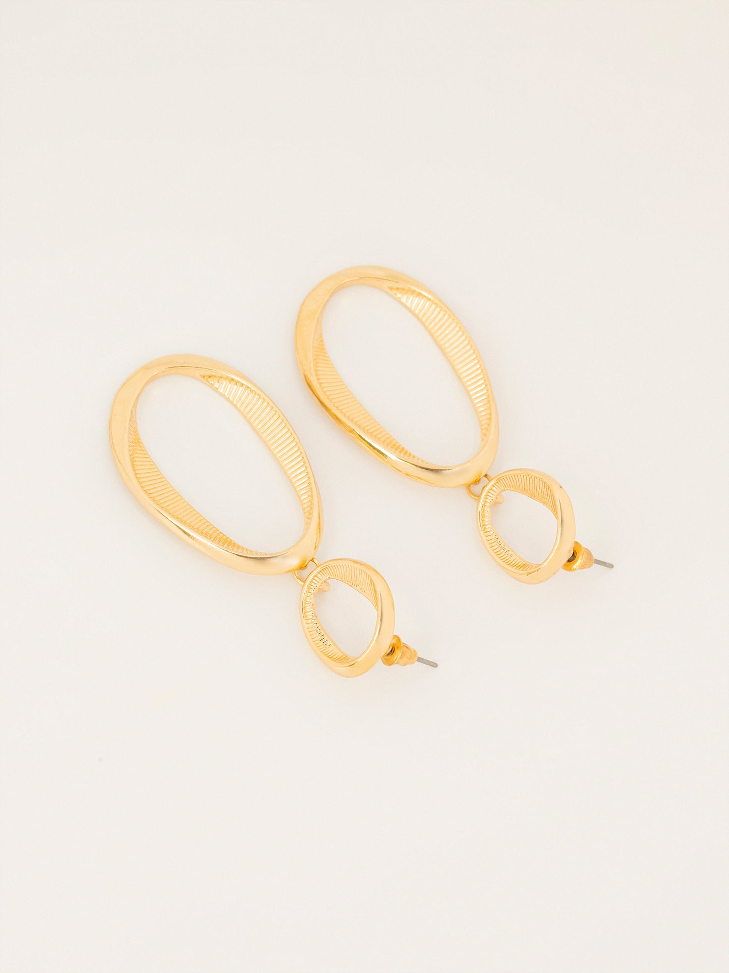 Oval Drop Earrings