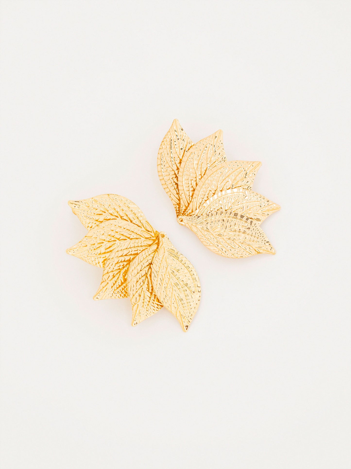 Leaf Textured Earrings