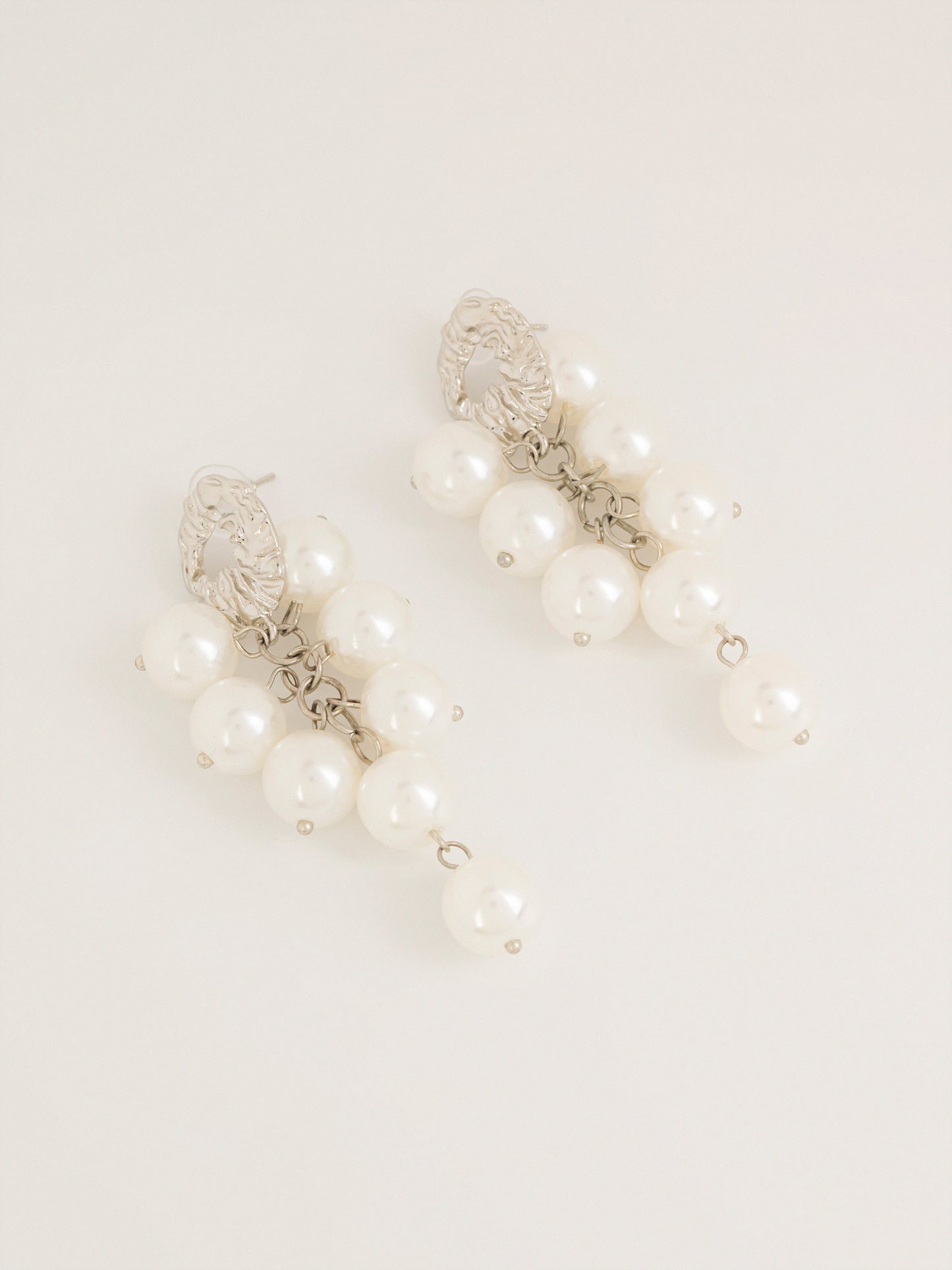 Cluster Pearl Earrings