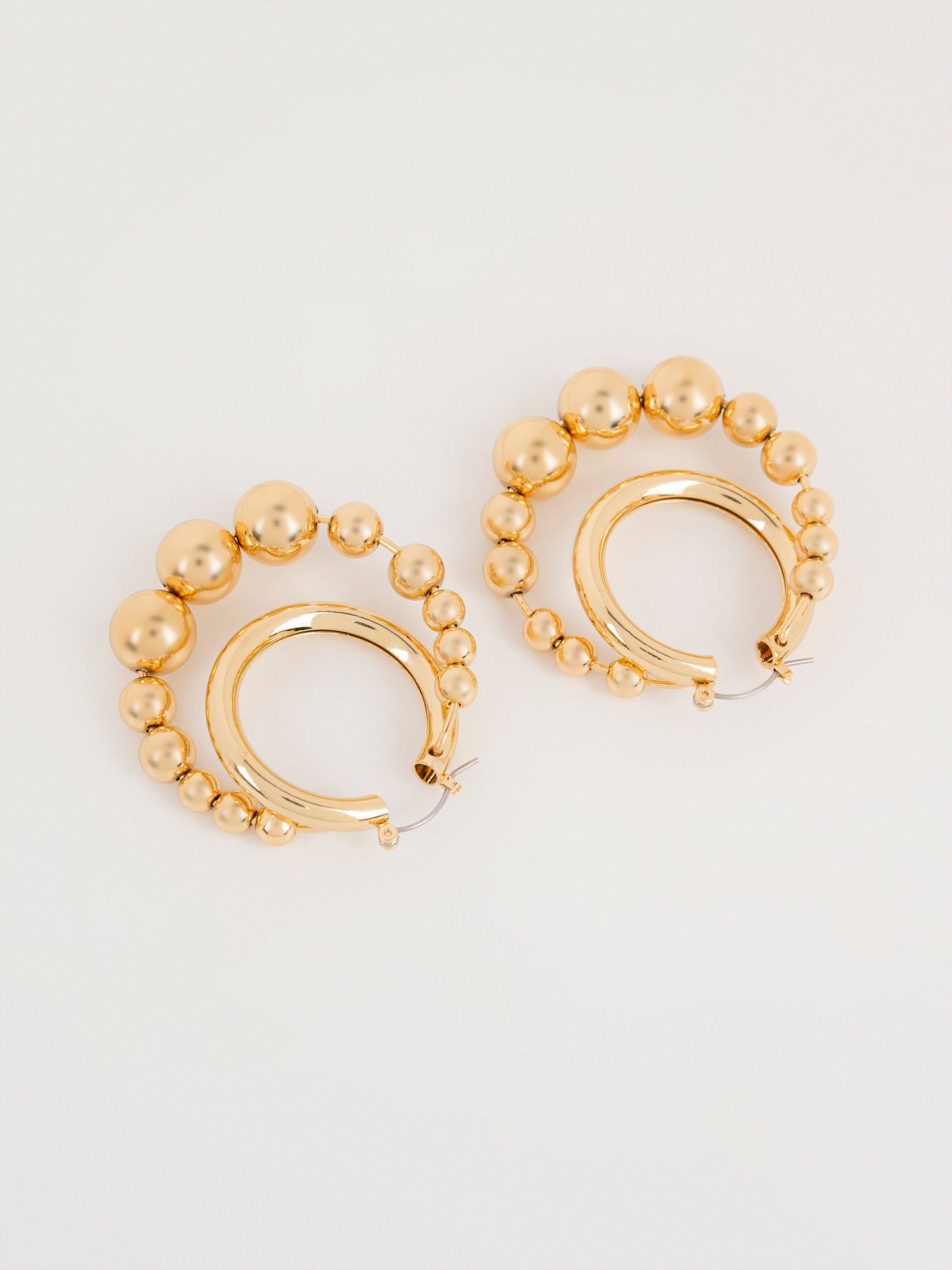 Beaded Hoop Earrings