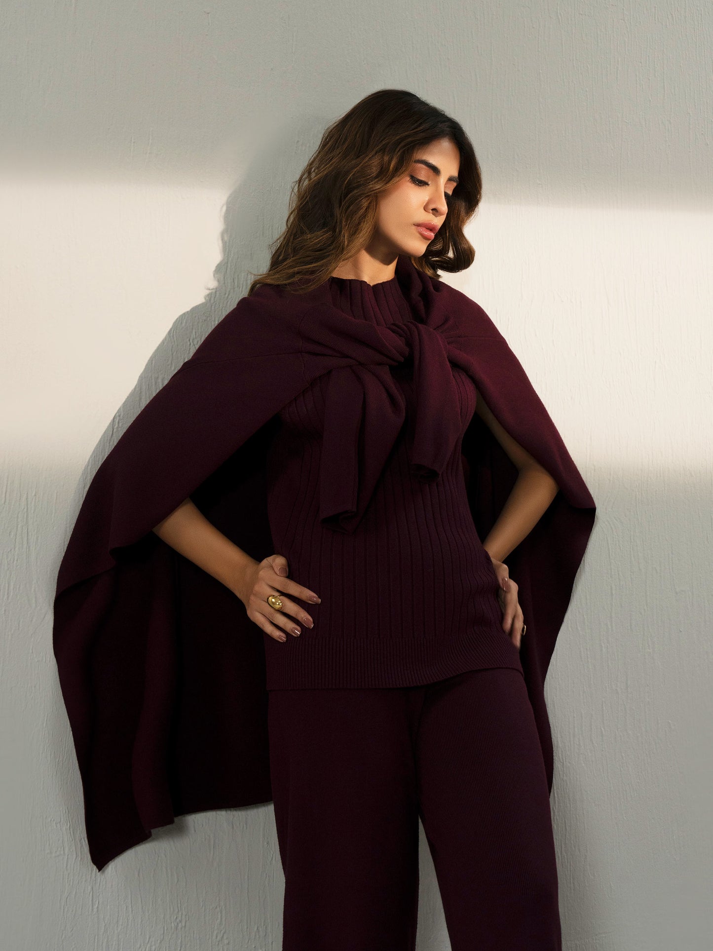 Knitted Cardigan Co ord Set