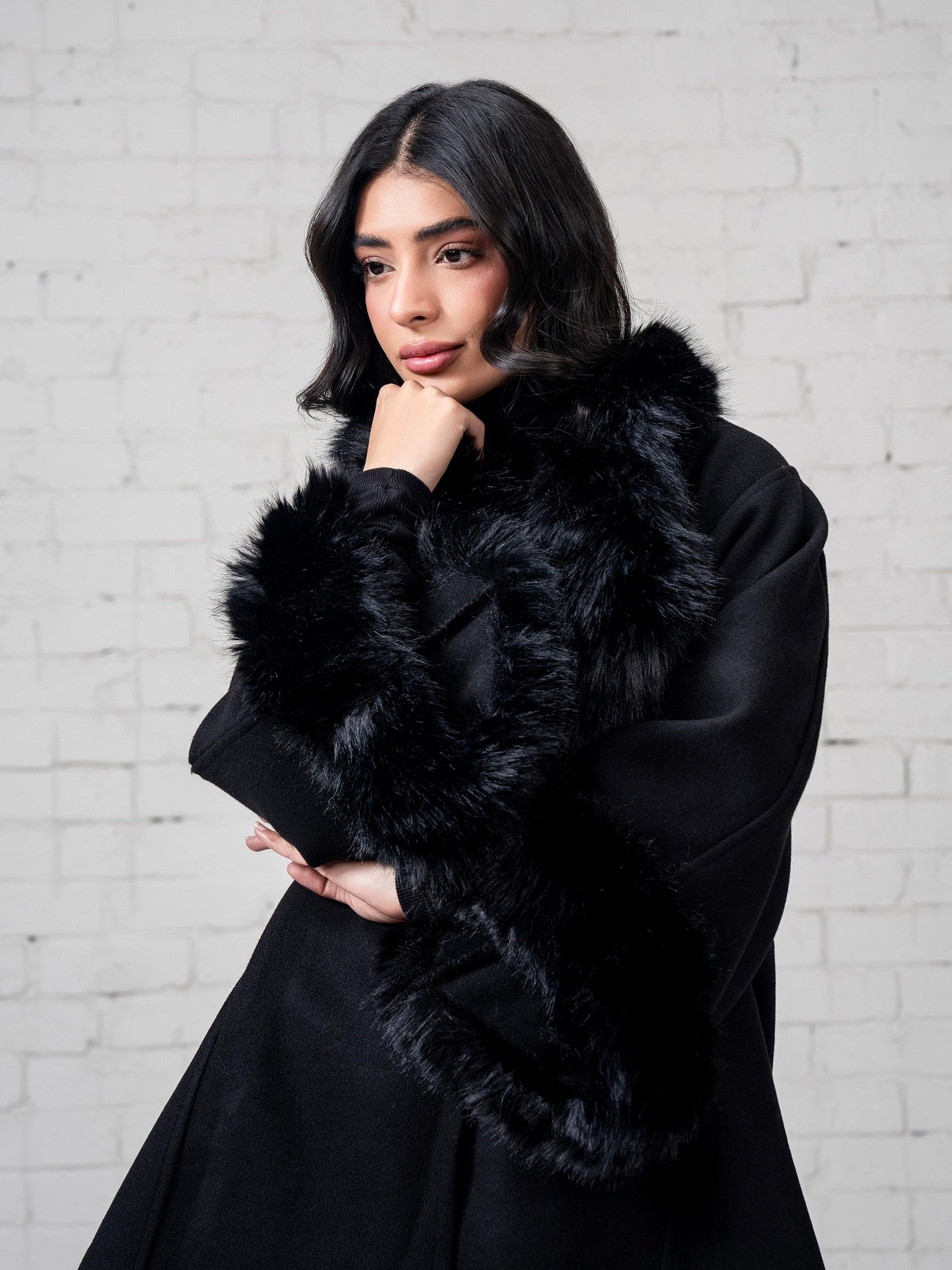 Fur Cardigan