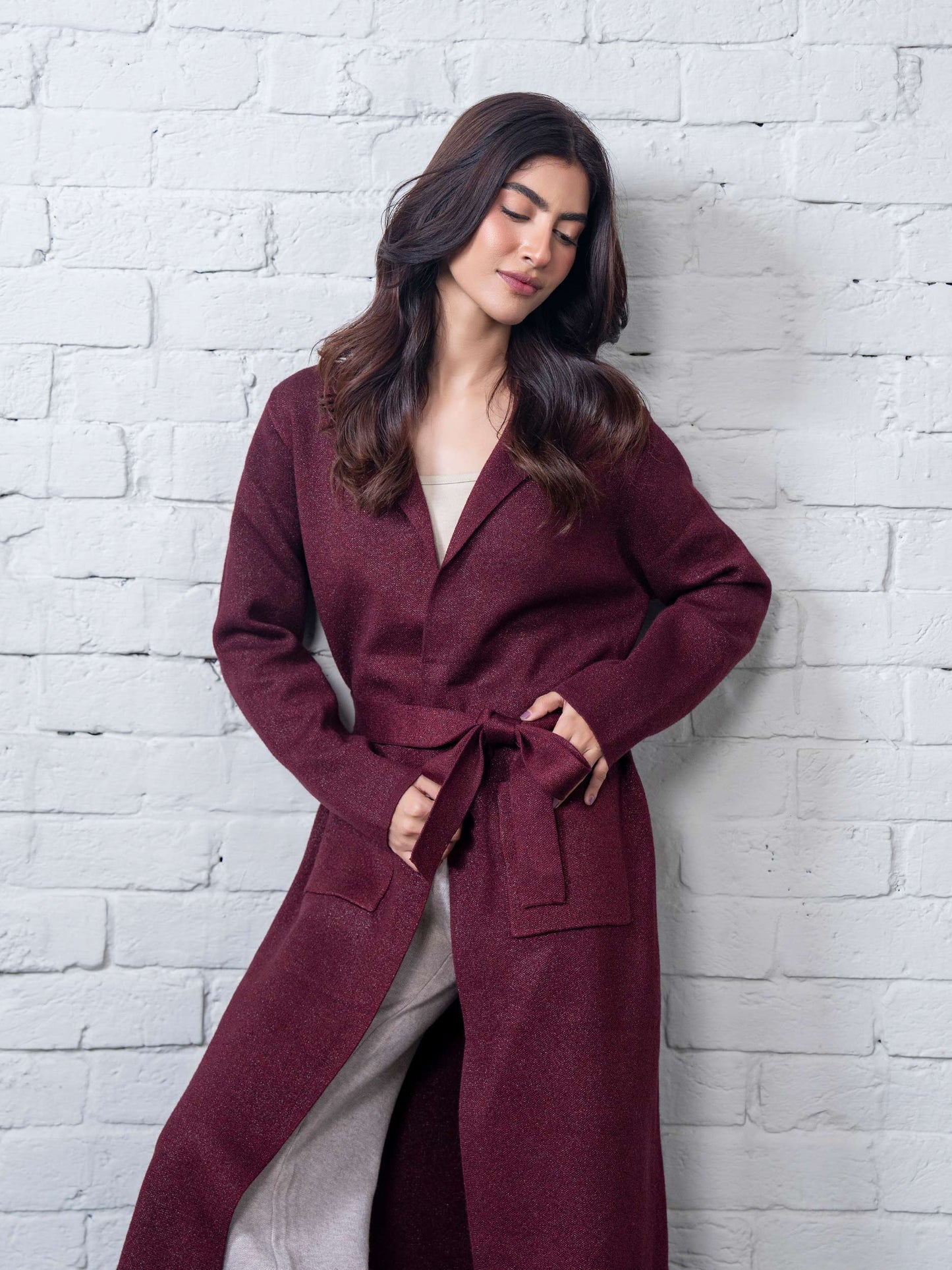 Sheen Trench Coat