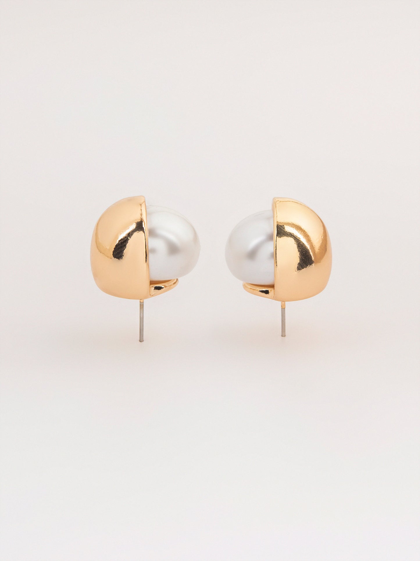 Half Pearl Studs