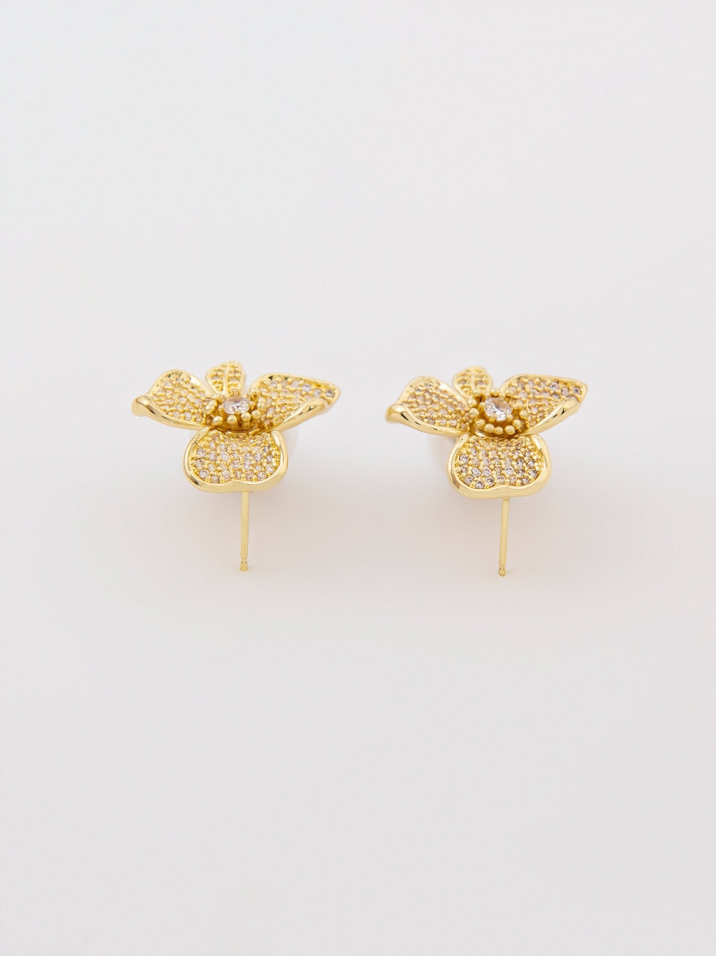 Floral Pearl Studs