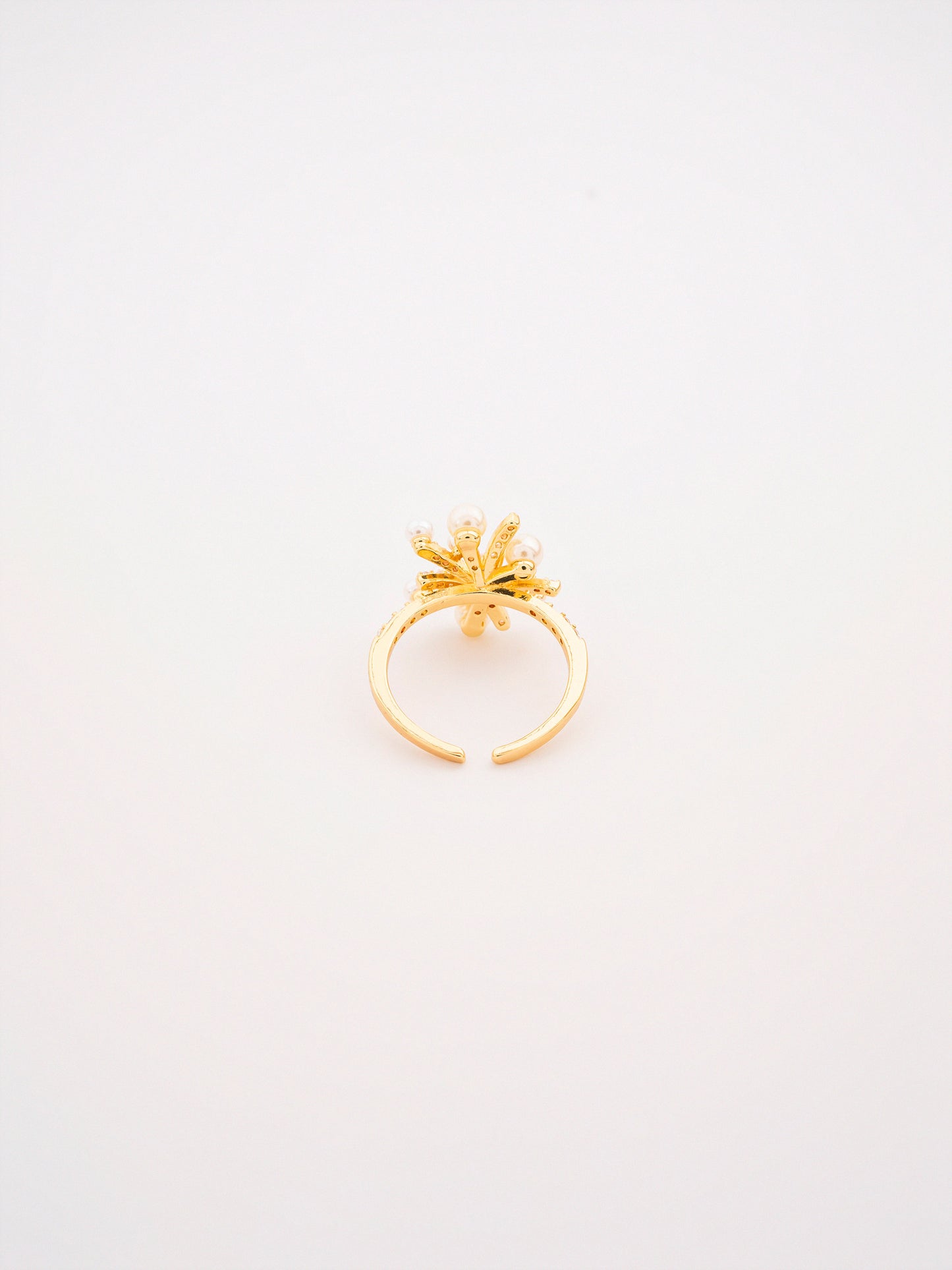 Pearl Crystal Ring