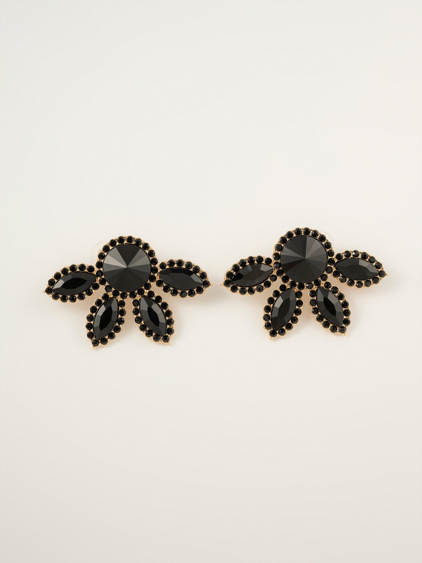Floral Crystal Earrings