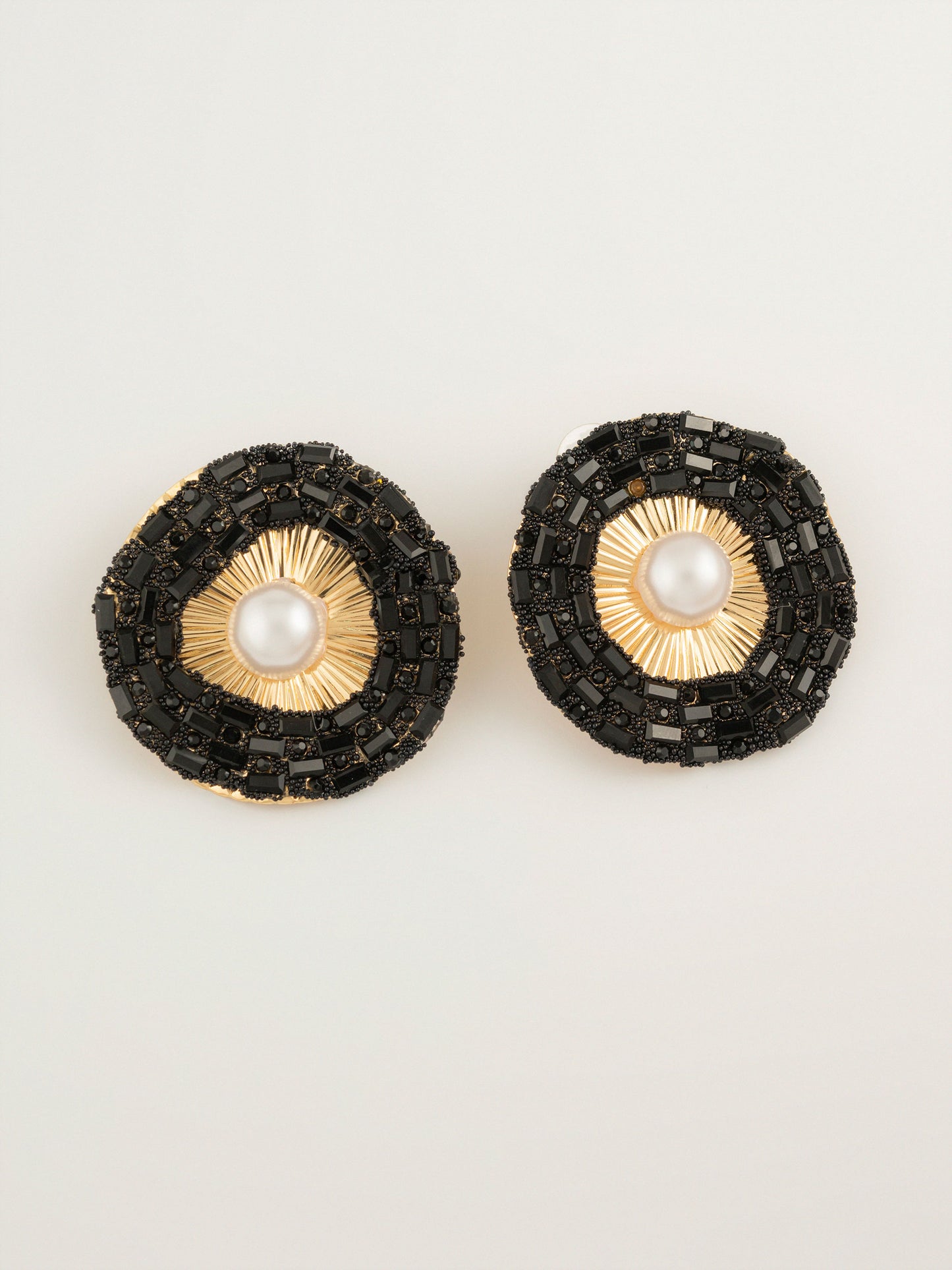 Pearl Halo Earrings