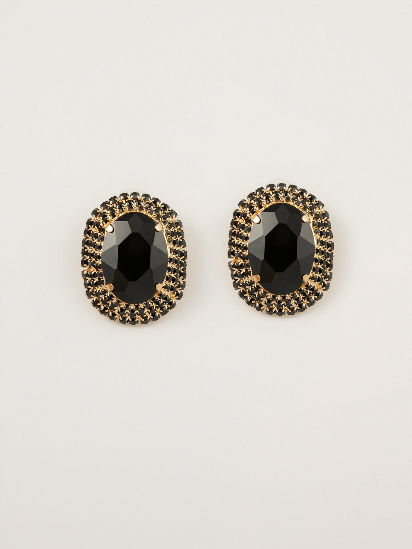 Stone Stud Earrings