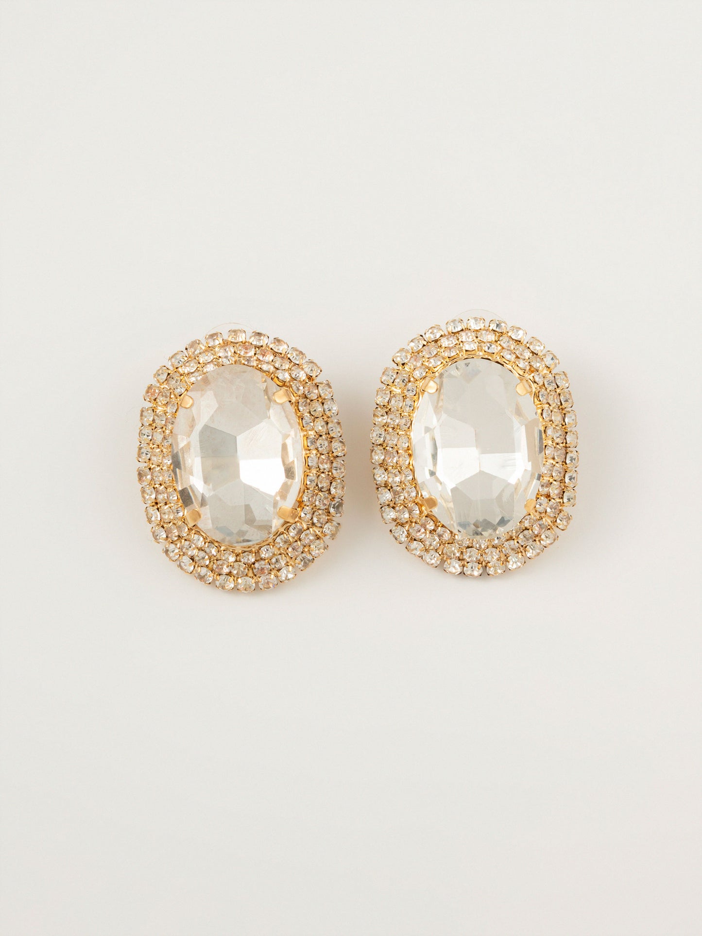 Stone Stud Earrings