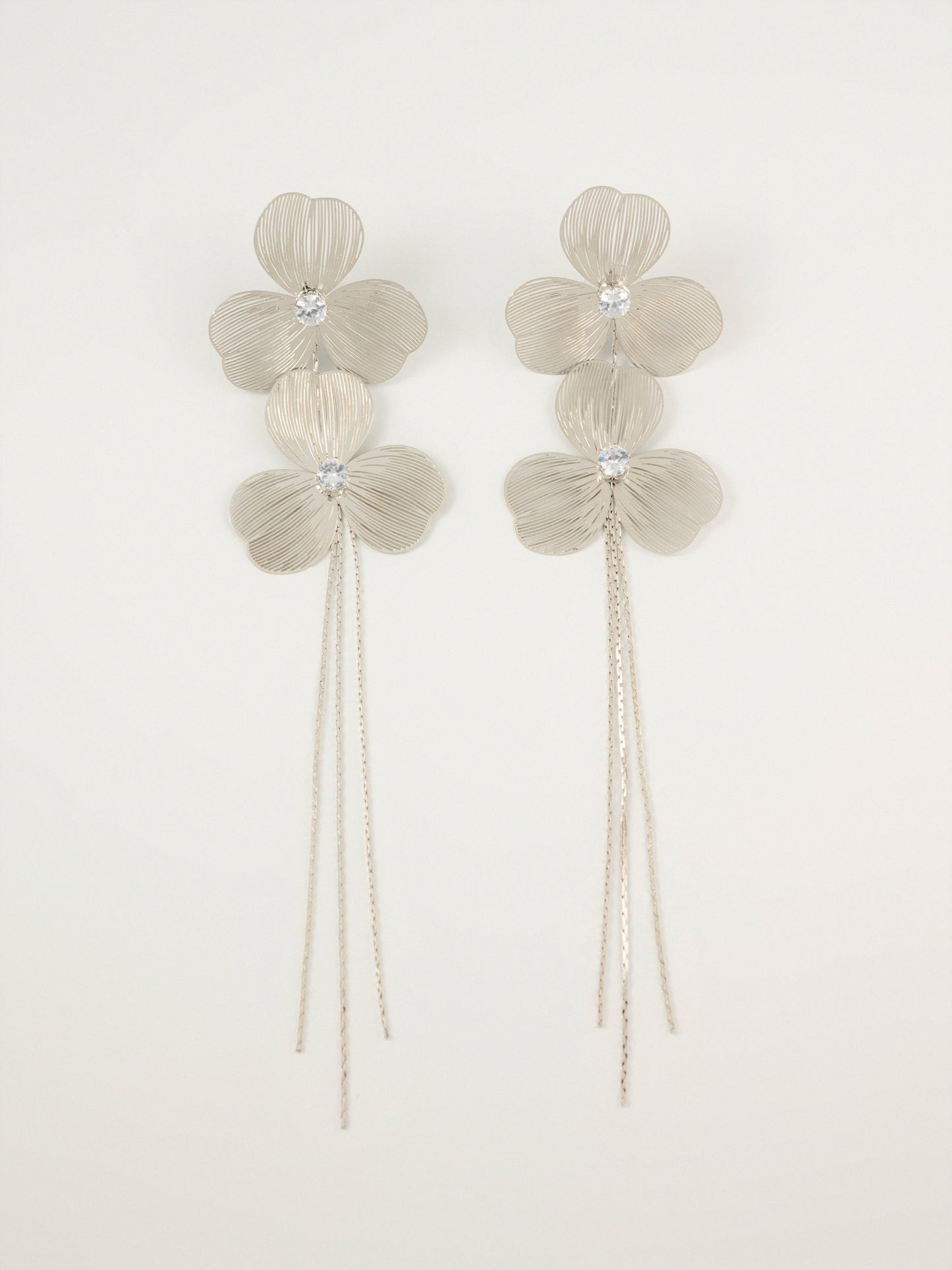 Floral Tassel Earrings