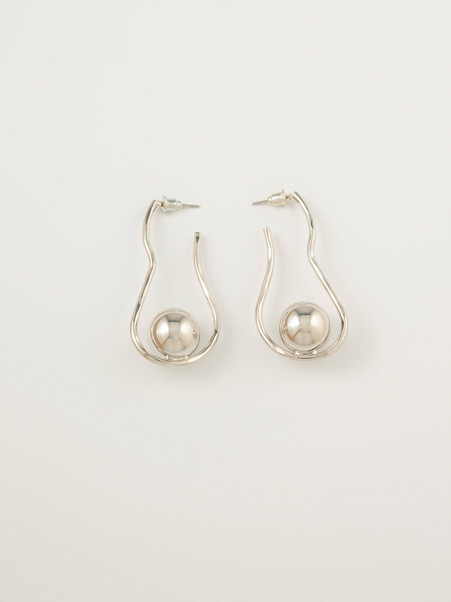 Spiral Ball Earrings