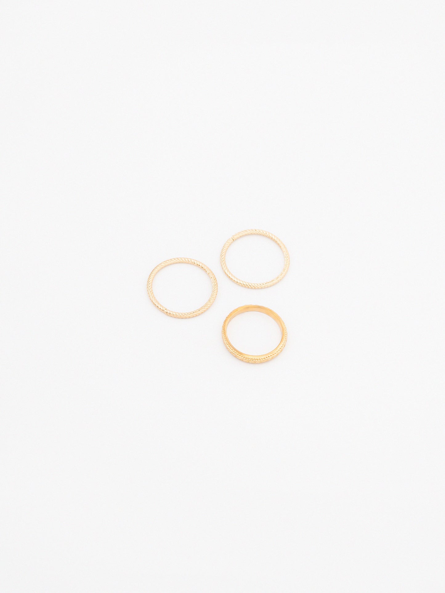 Glossy Ring Set