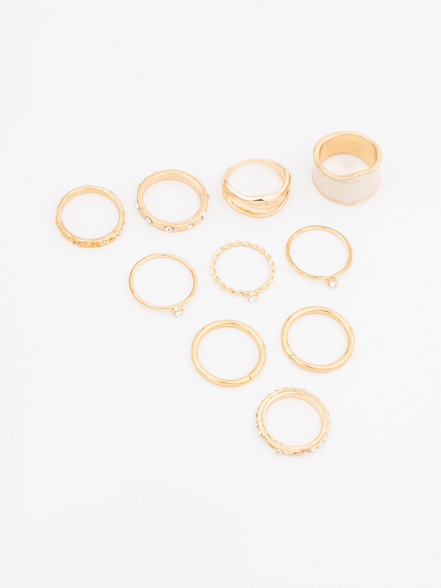 Glossy Ring Set
