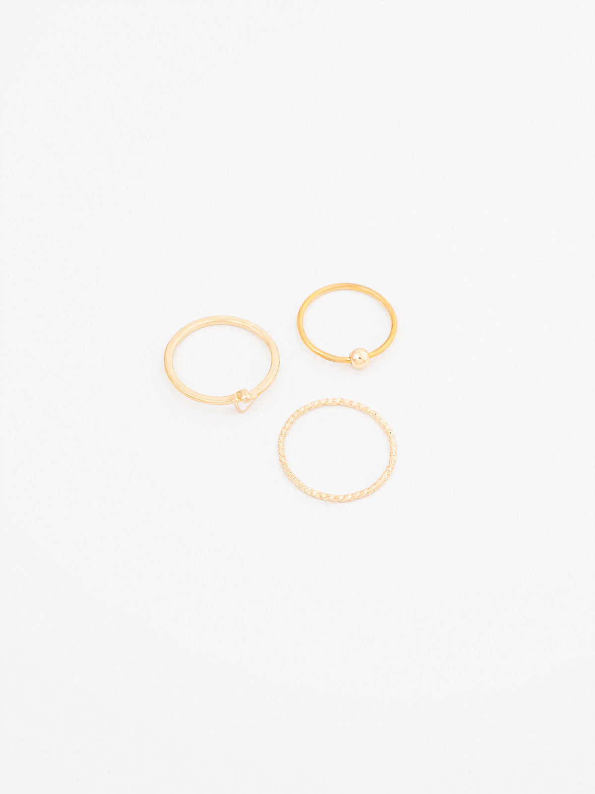 Glossy Ring Set