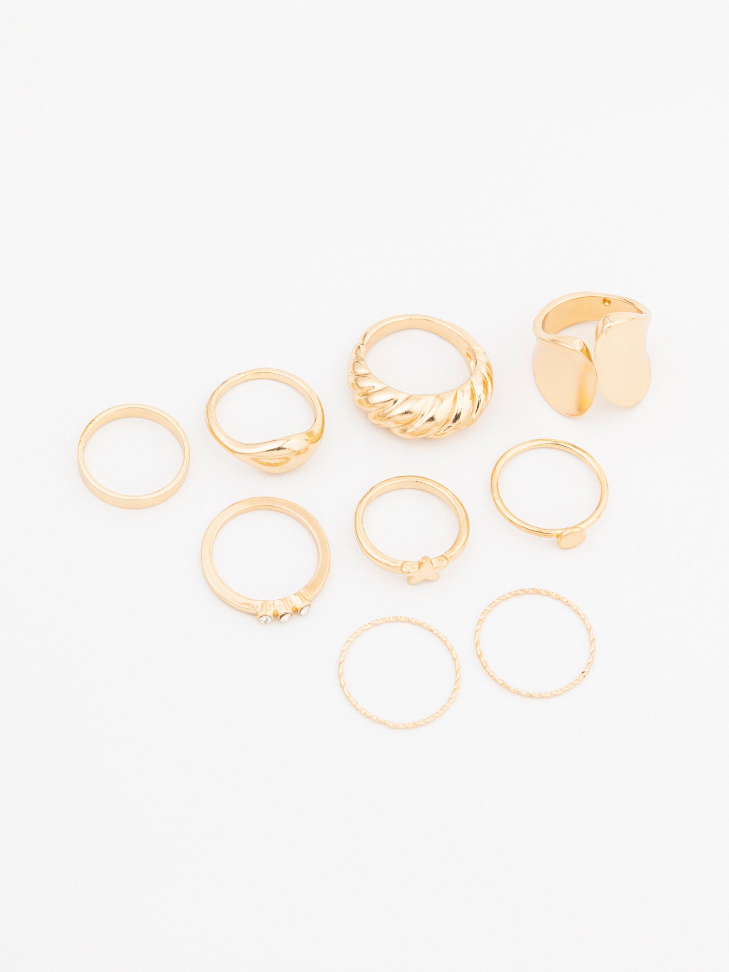 Croissant Ring Set